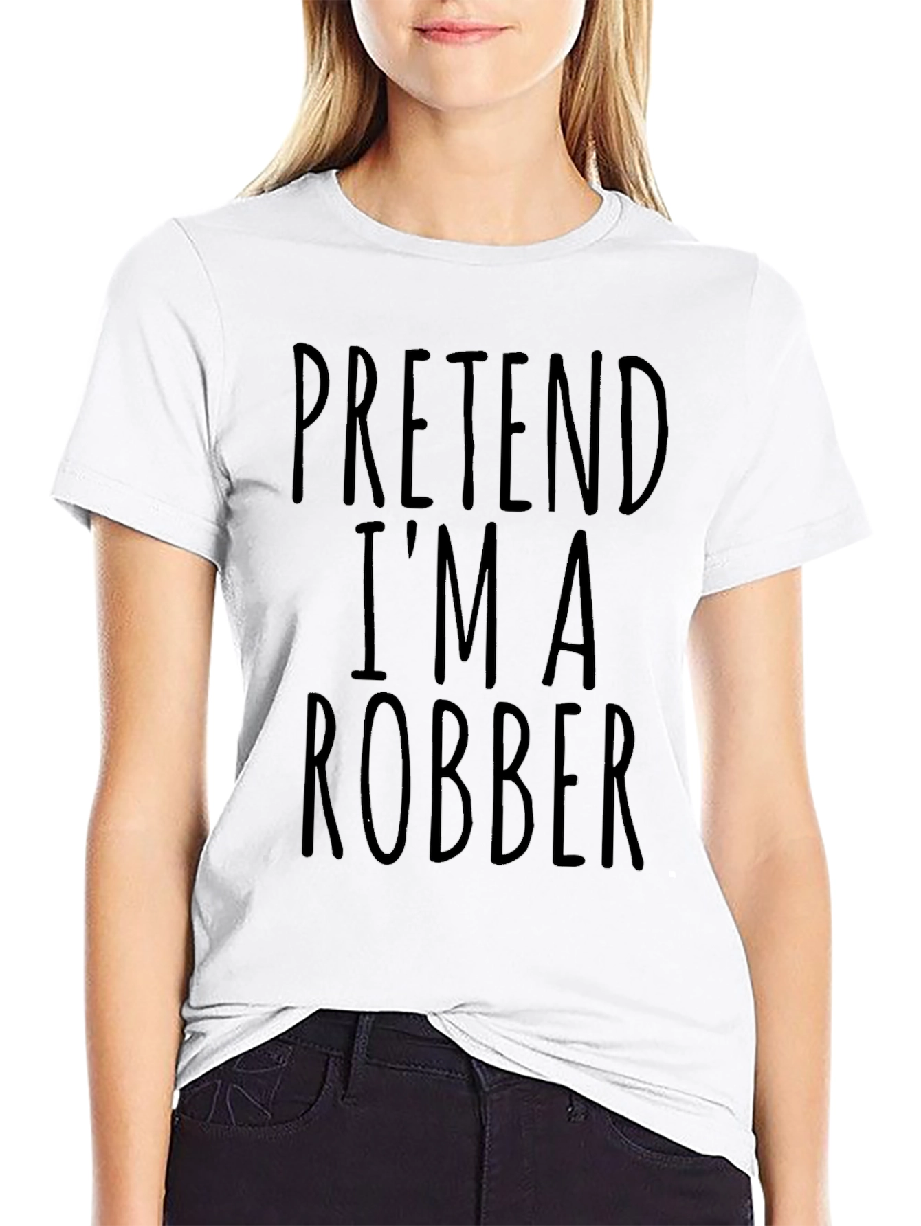 Pretend Im A Robber Graphic Novelty T-Shirt