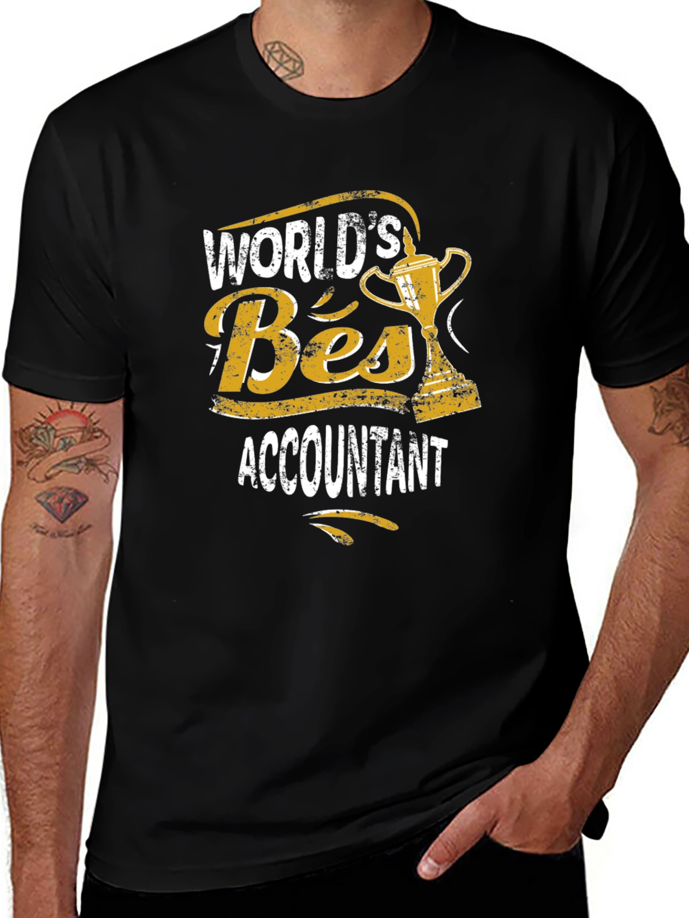 Worlds Best Accountant T-Shirt Novelty Gift