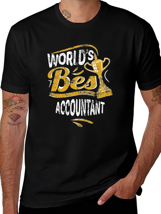 Worlds Best Accountant T-Shirt Novelty Gift