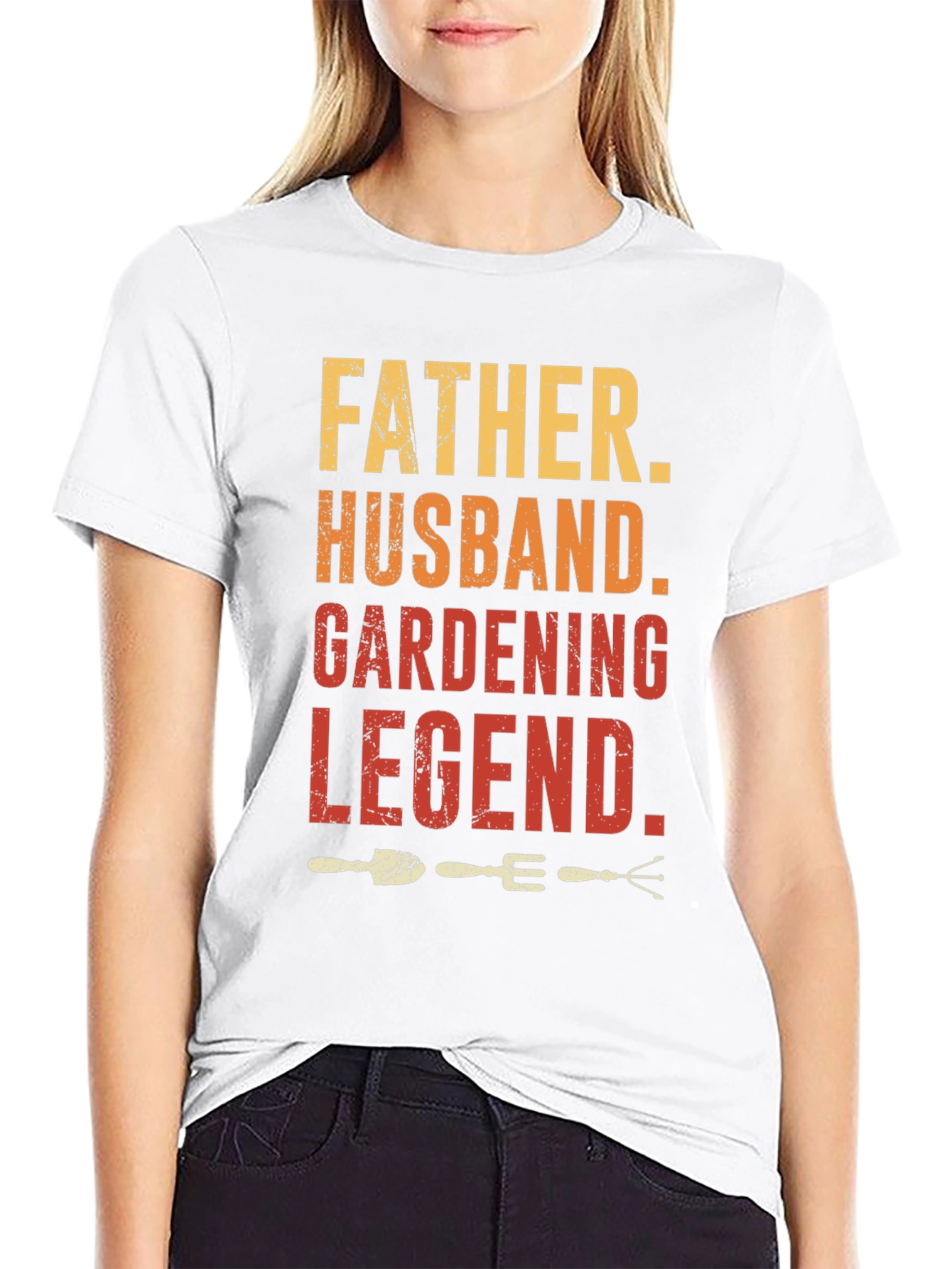 Father Husband Gardening Legend Graphic T-Shirt