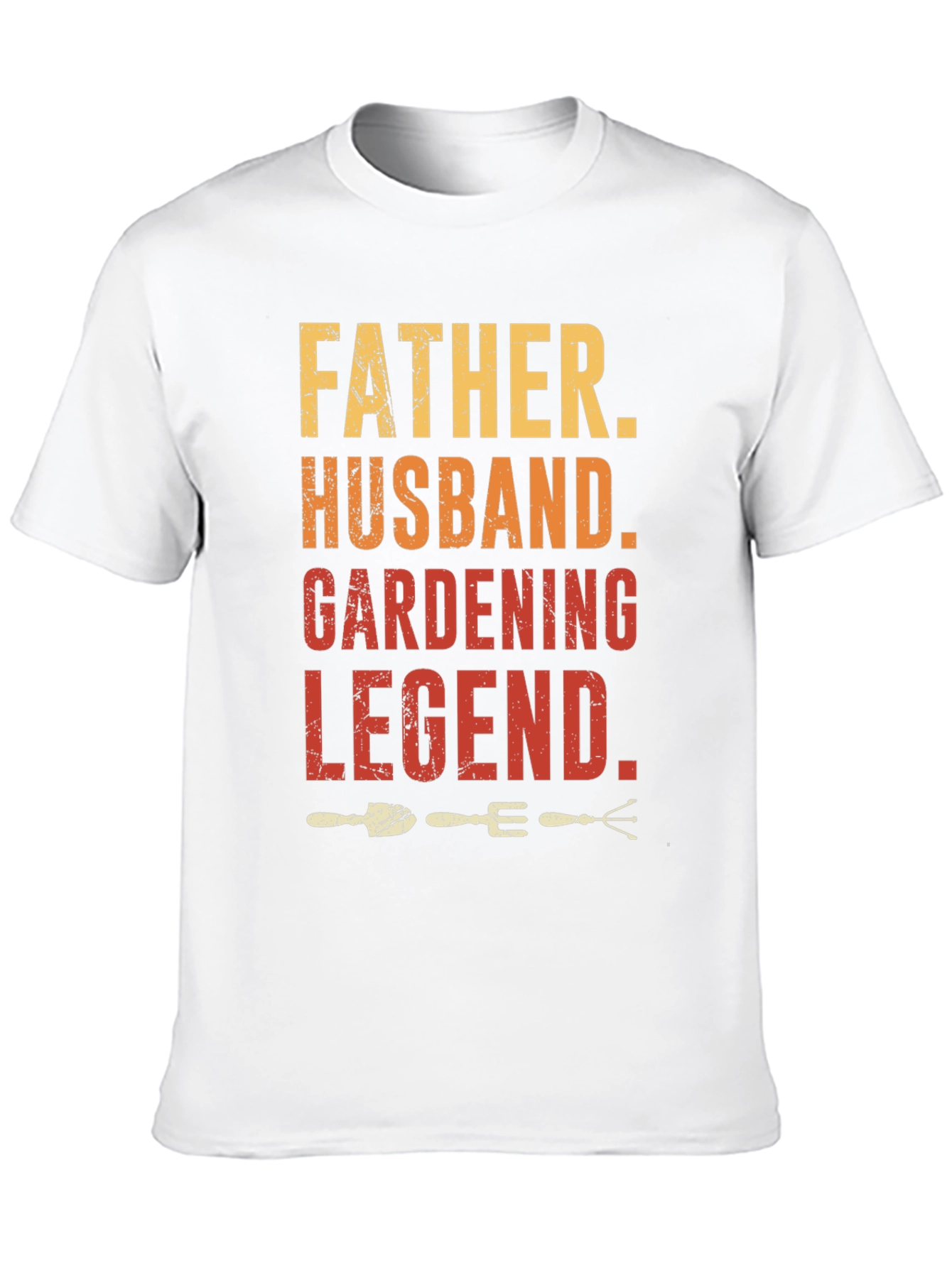 Father Husband Gardening Legend Graphic T-Shirt