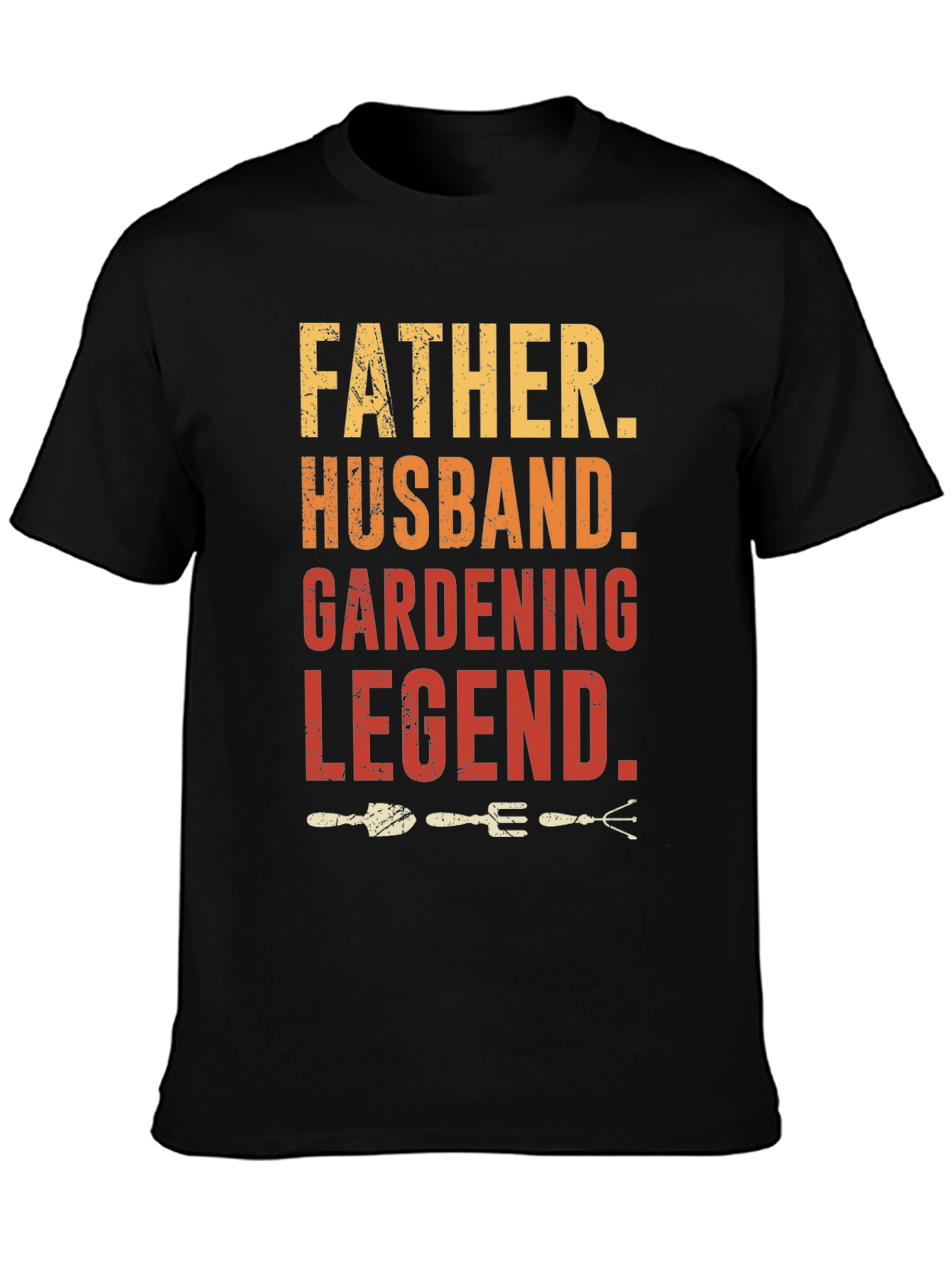Father Husband Gardening Legend Graphic T-Shirt
