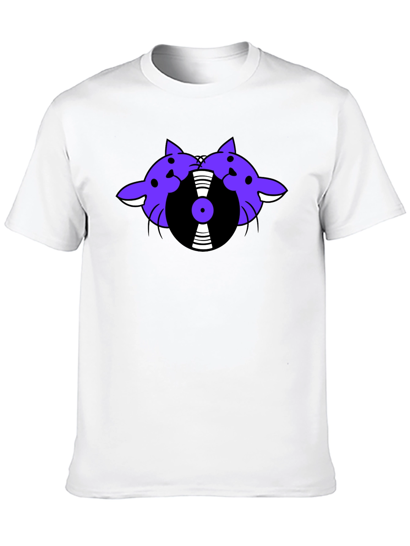 Retro Cats DJ T-Shirt