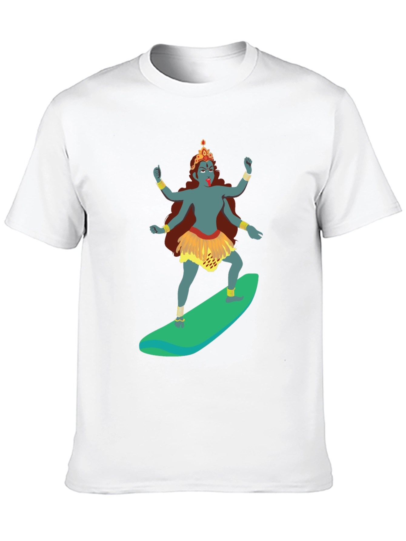 Kali Surfing Graphic Tee - Mens Black T-Shirt