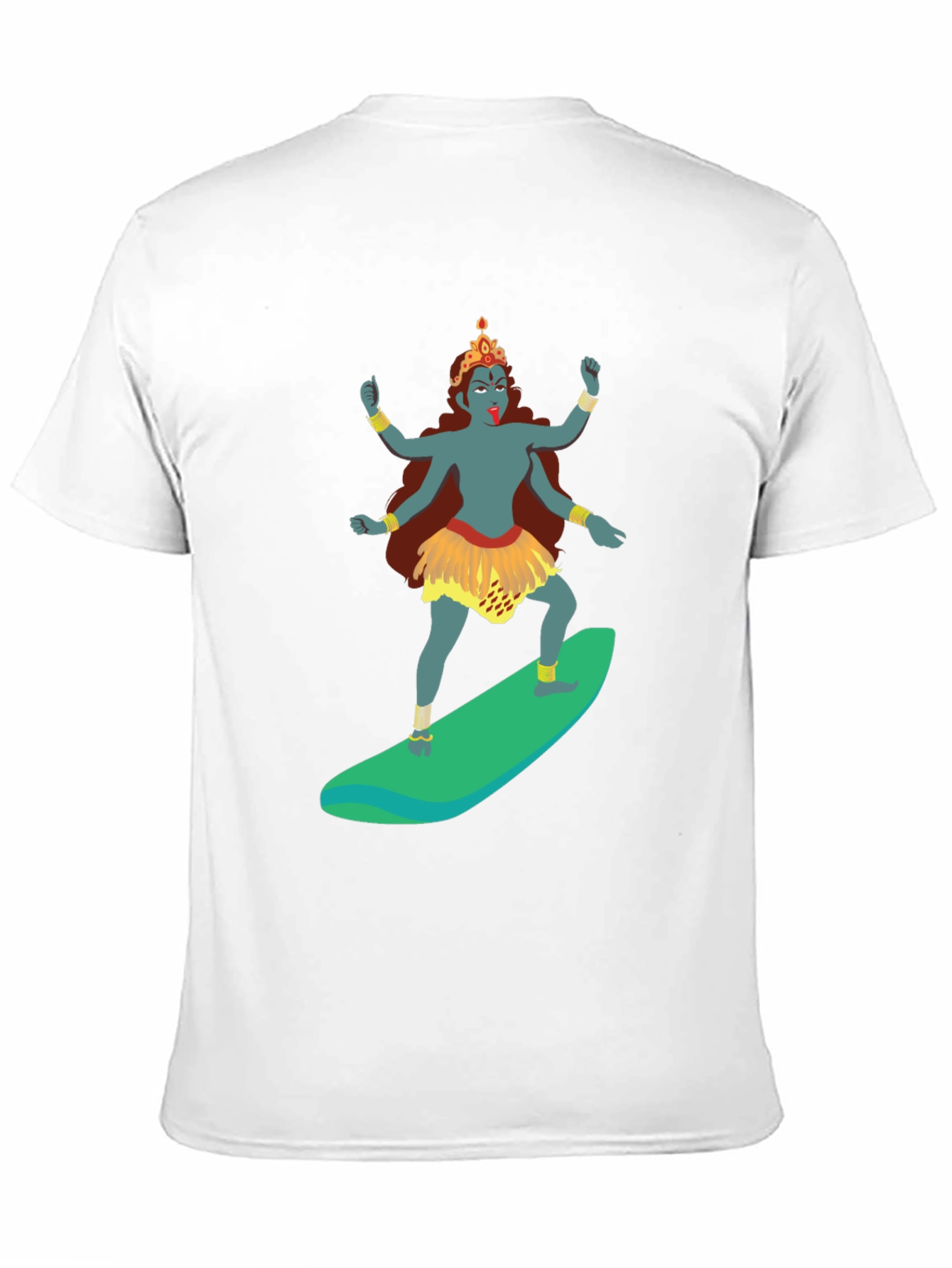 Kali Surfing Graphic Tee - Mens Black T-Shirt
