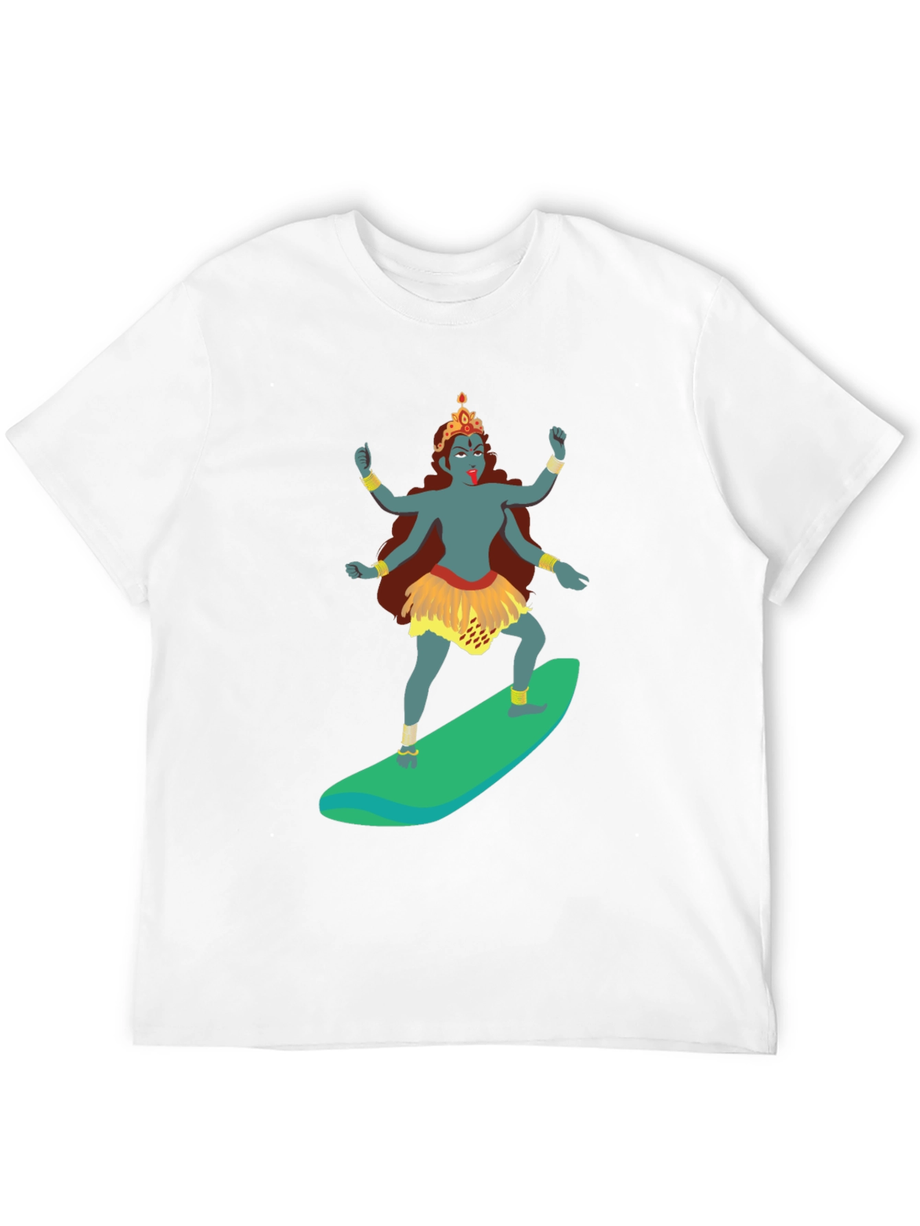 Kali Surfing Graphic Tee - Mens Black T-Shirt