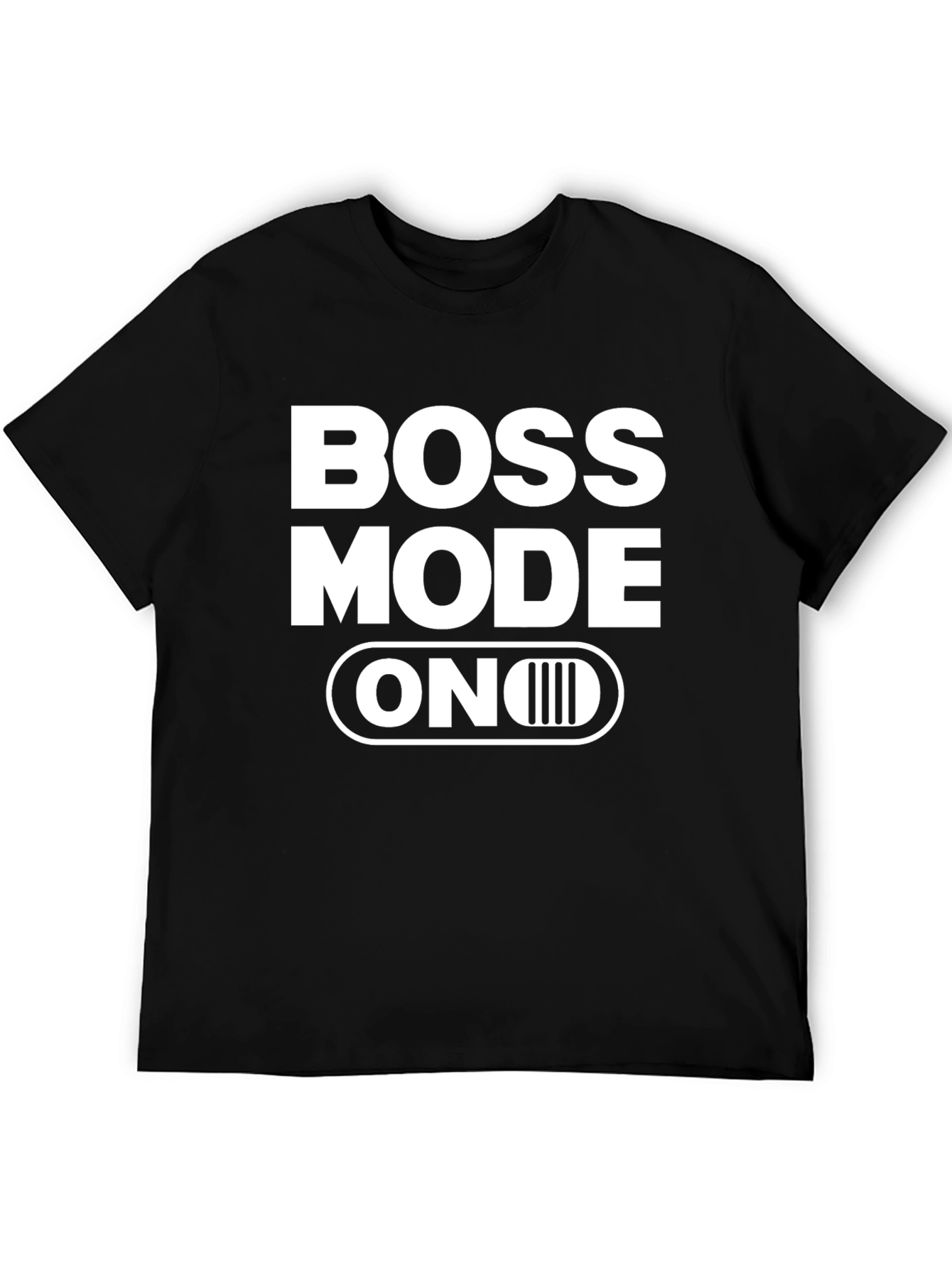 Boss Mode On Graphic T-Shirt - Black