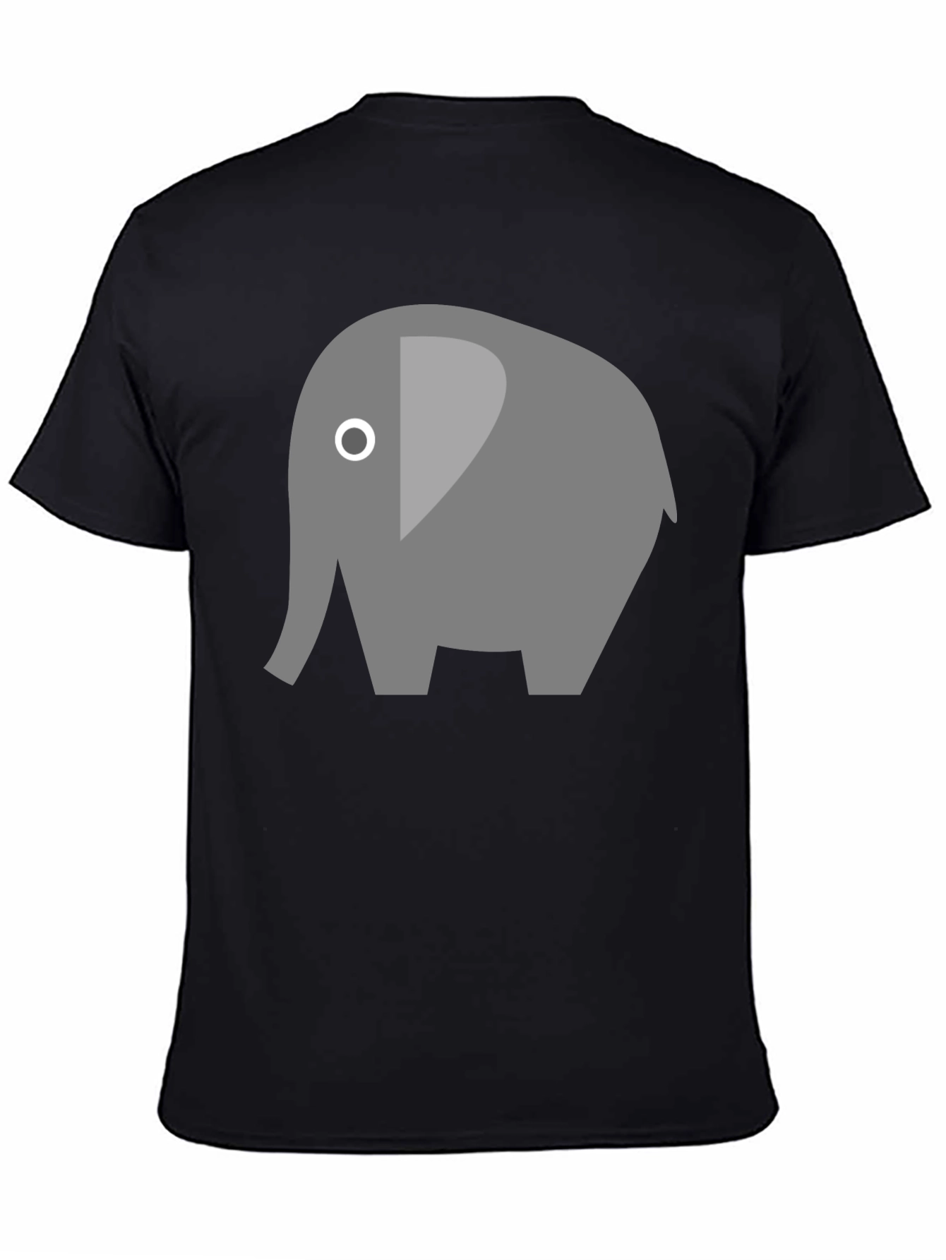 Elephant Graphic Tee - Soft Cotton Blend Casual Style