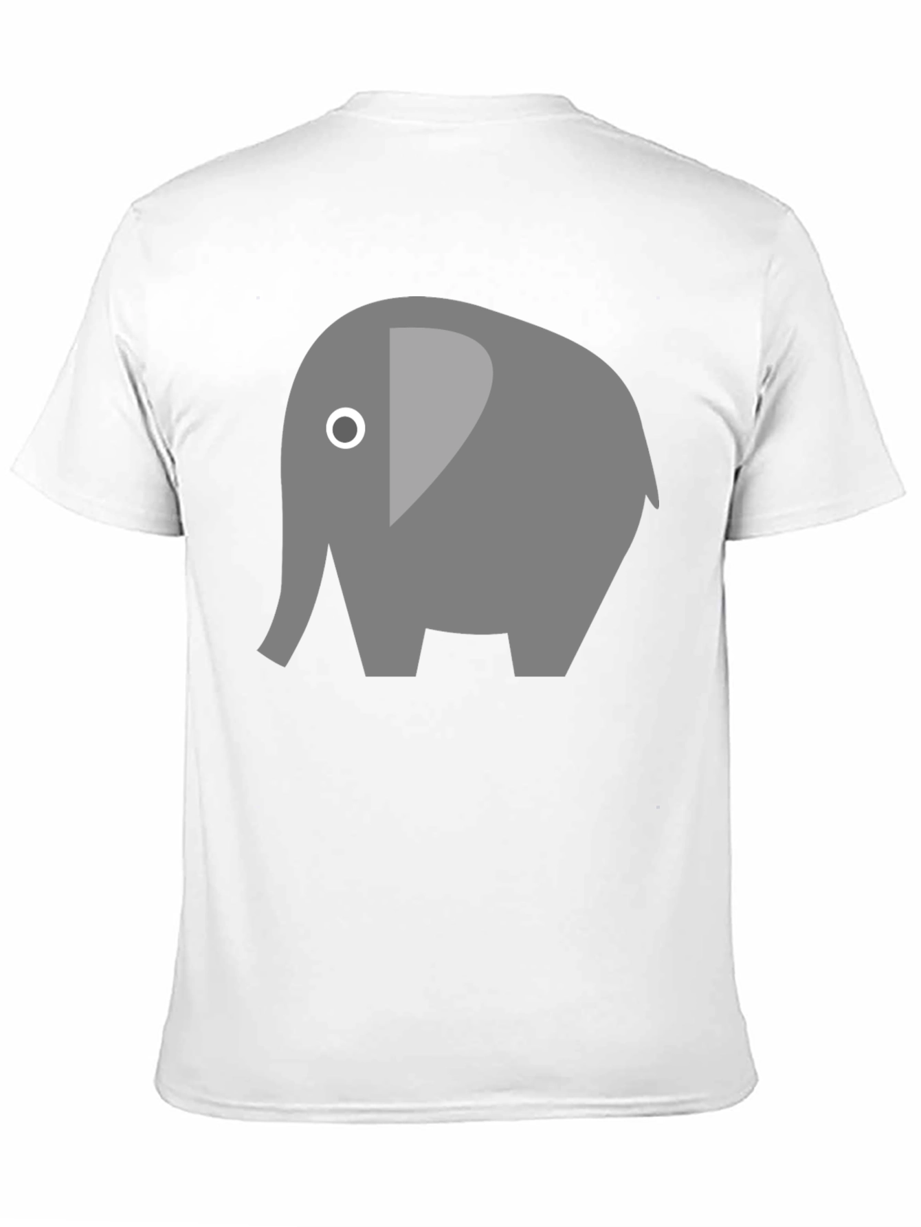 Elephant Graphic Tee - Soft Cotton Blend Casual Style