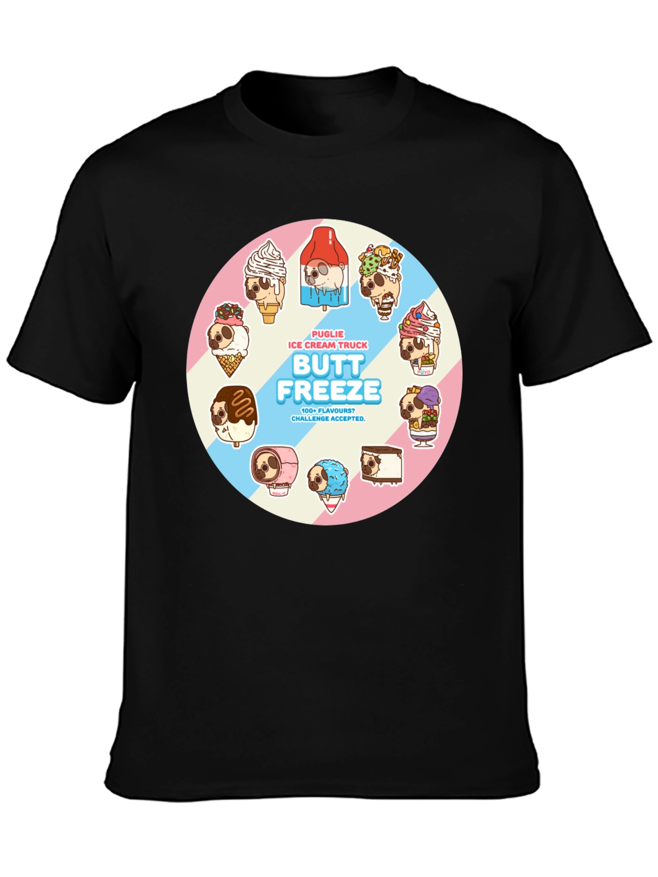Butt Freeze Puglie Ice Cream Truck T-Shirt