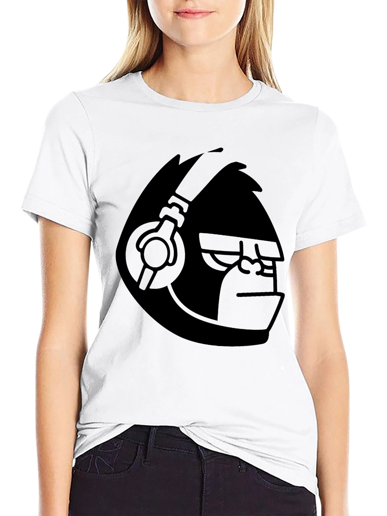Cool Gorilla DJ Graphic T-Shirt - Black