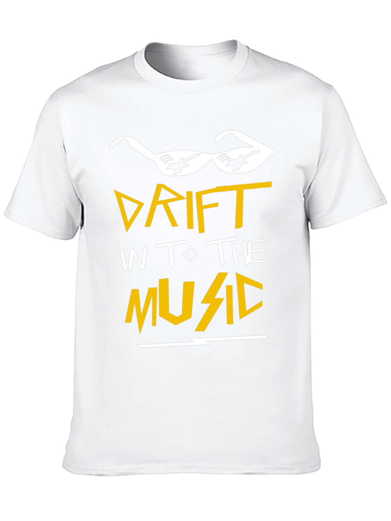Drift Into the Music Graphic Tee - Black
