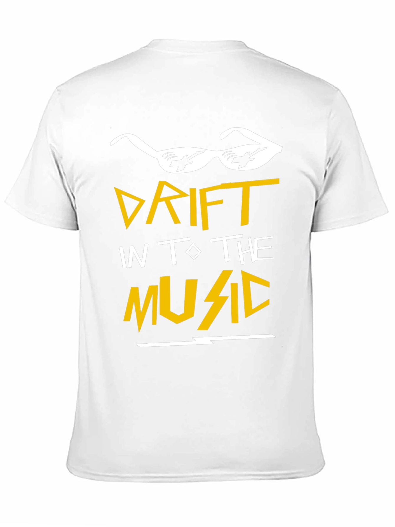 Drift Into the Music Graphic Tee - Black