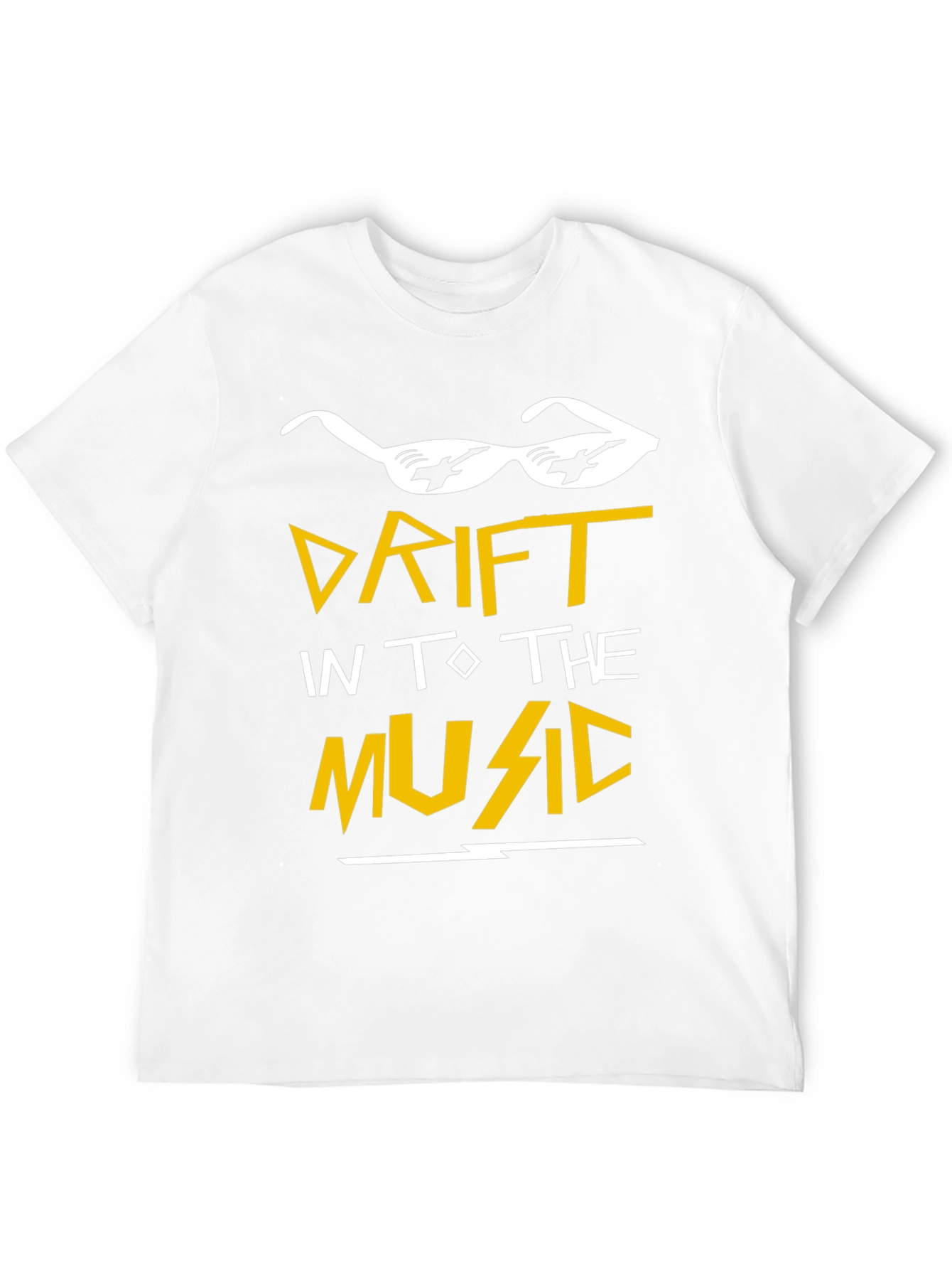 Drift Into the Music Graphic Tee - Black