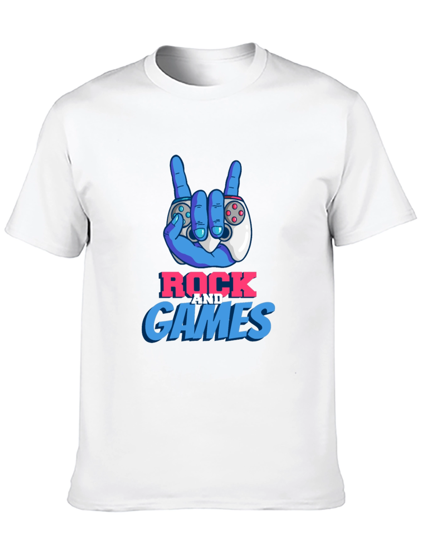 Rock and Games Black T-Shirt