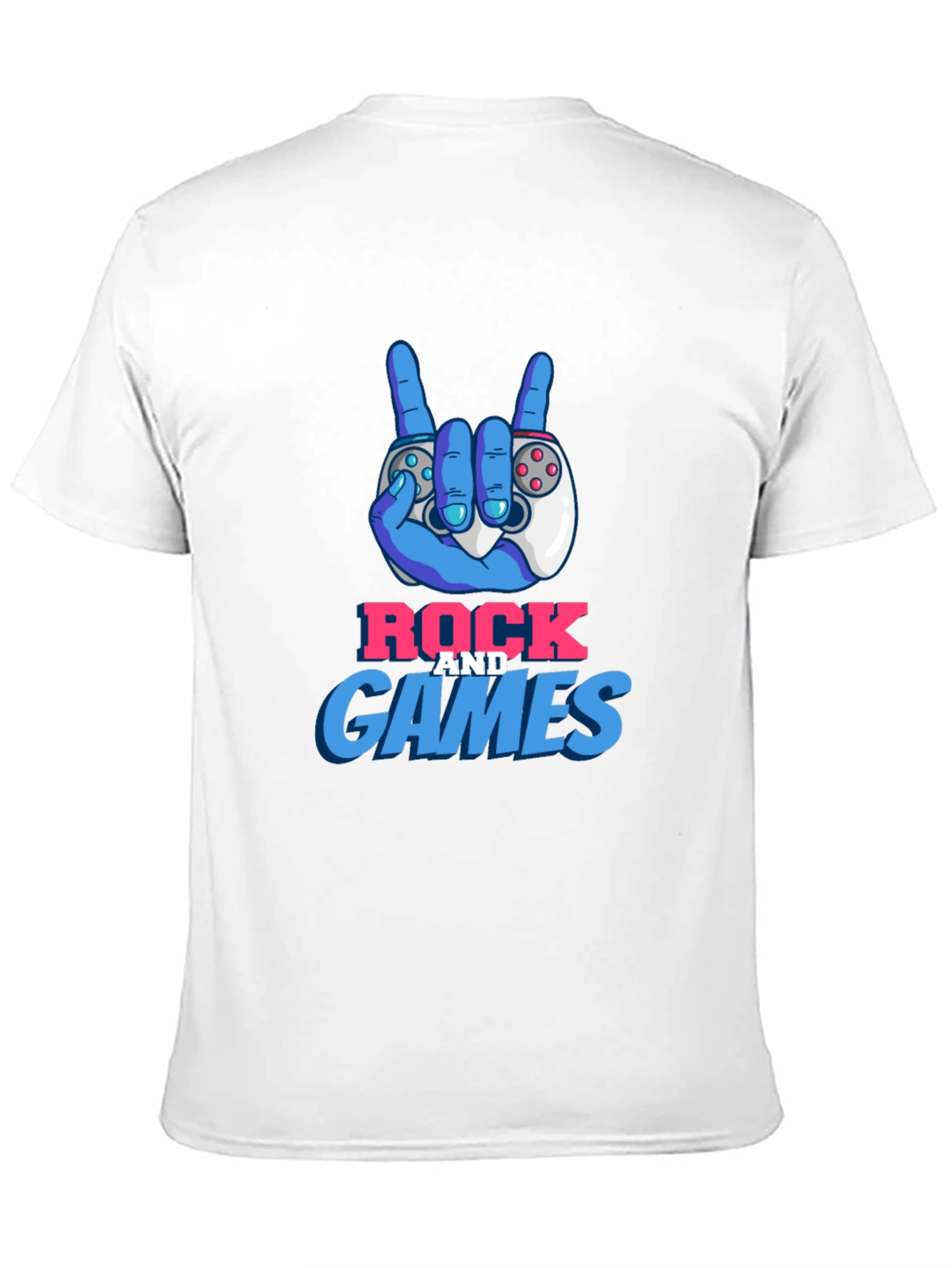 Rock and Games Black T-Shirt