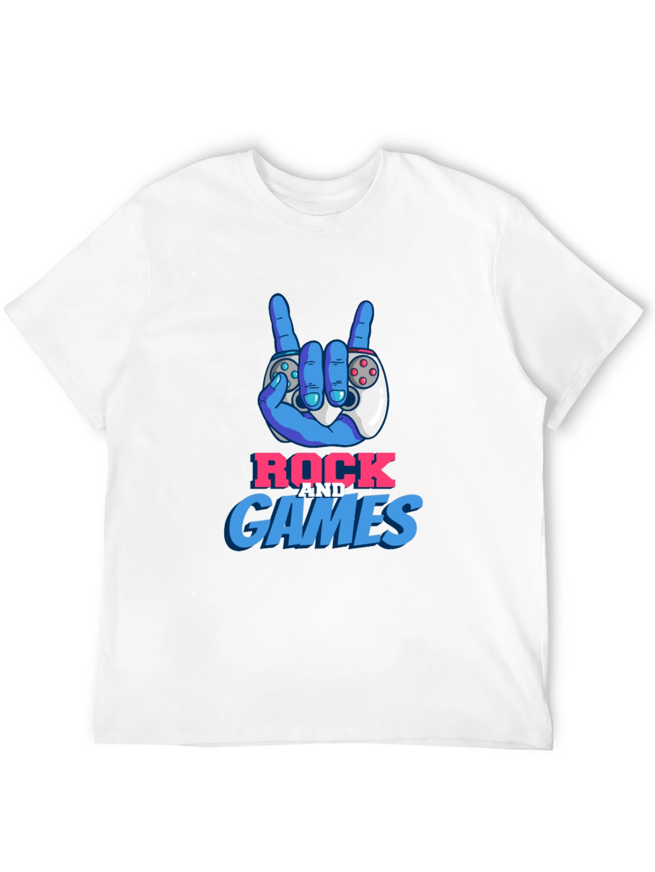 Rock and Games Black T-Shirt