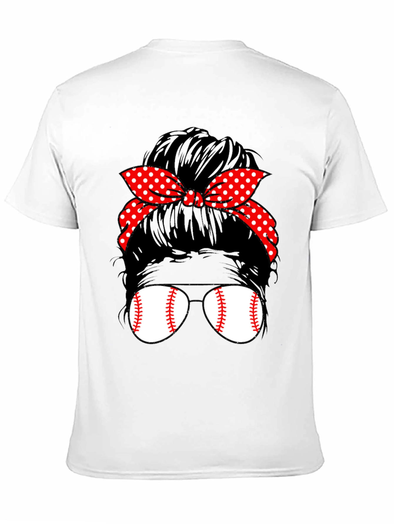 Baseball Mom Bun Graphic Tee