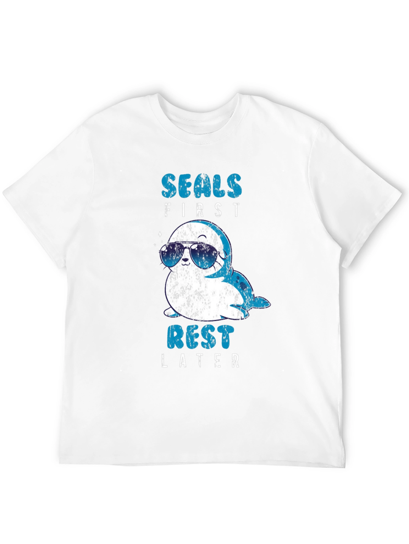 Seals First Rest Later Graphic T-Shirt