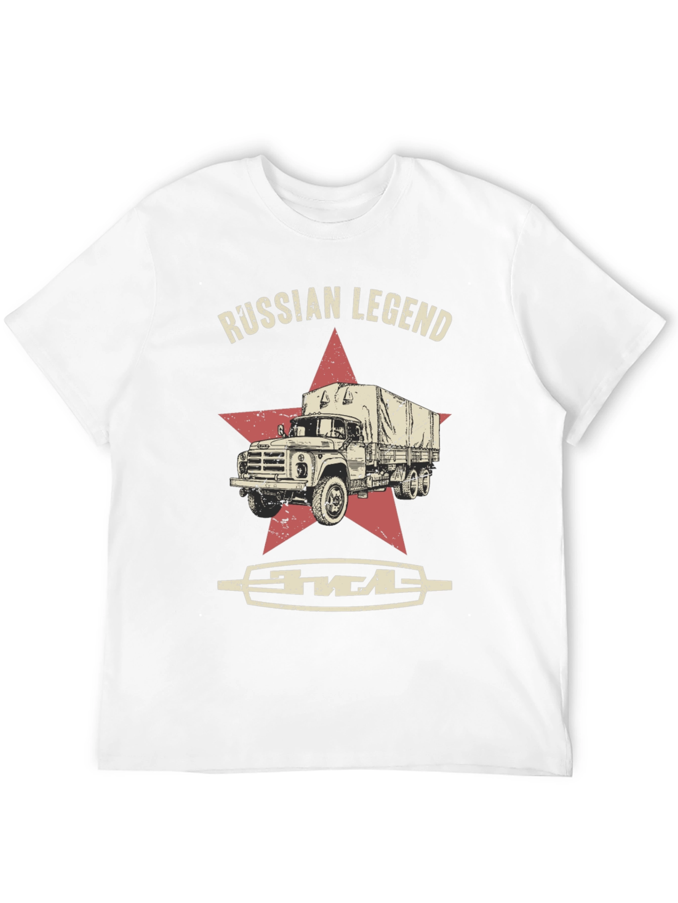 Russian Legend Truck Graphic T-Shirt