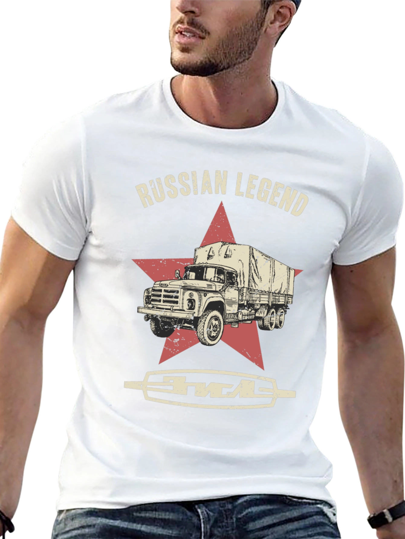 Russian Legend Truck Graphic T-Shirt