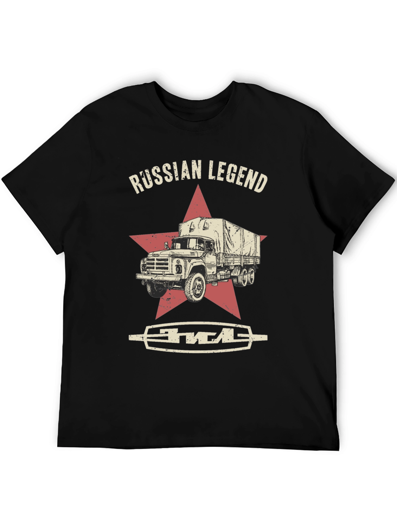Russian Legend Truck Graphic T-Shirt