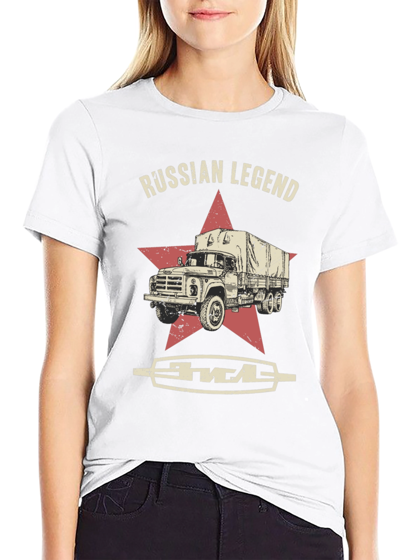 Russian Legend Truck Graphic T-Shirt