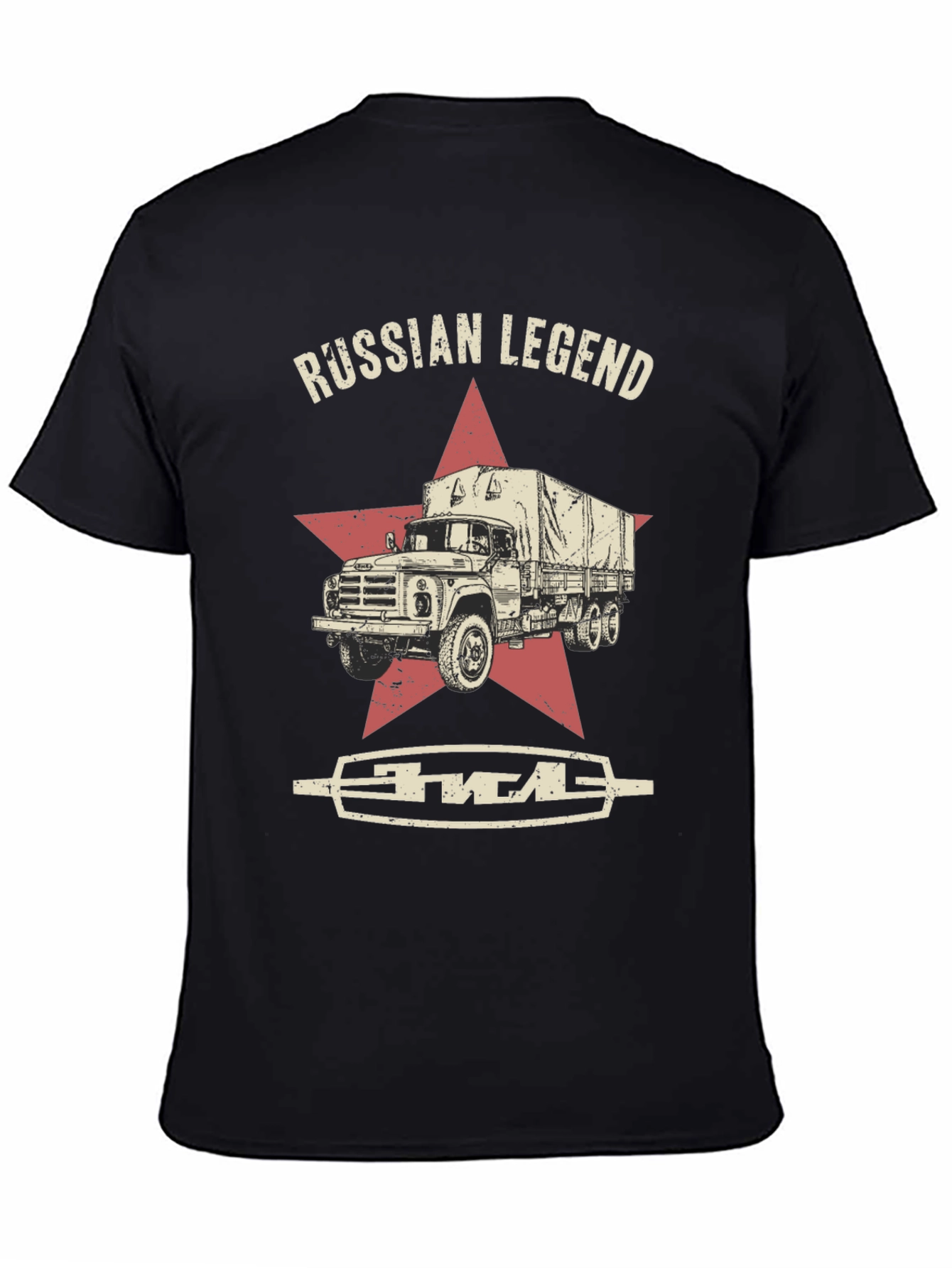 Russian Legend Truck Graphic T-Shirt