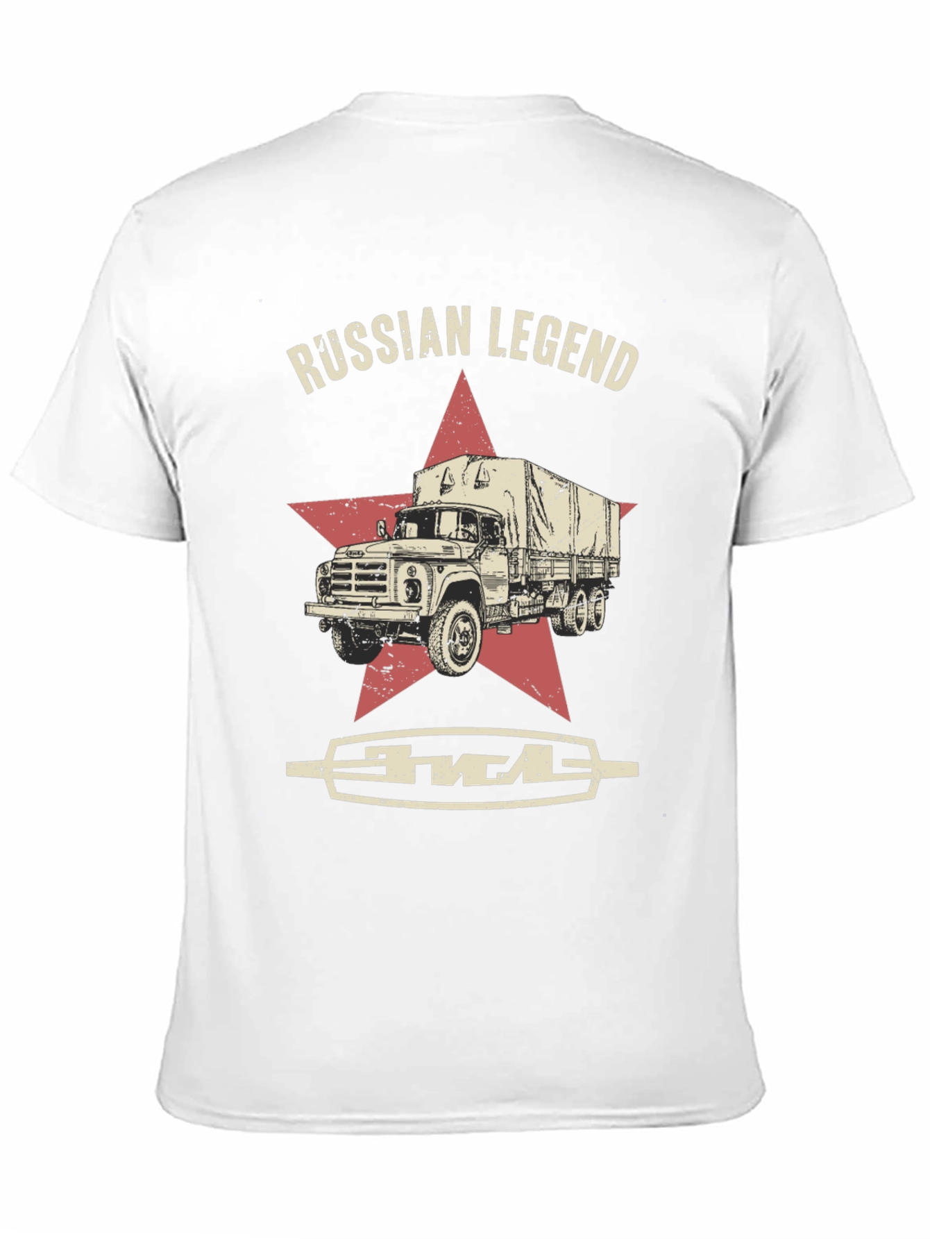 Russian Legend Truck Graphic T-Shirt