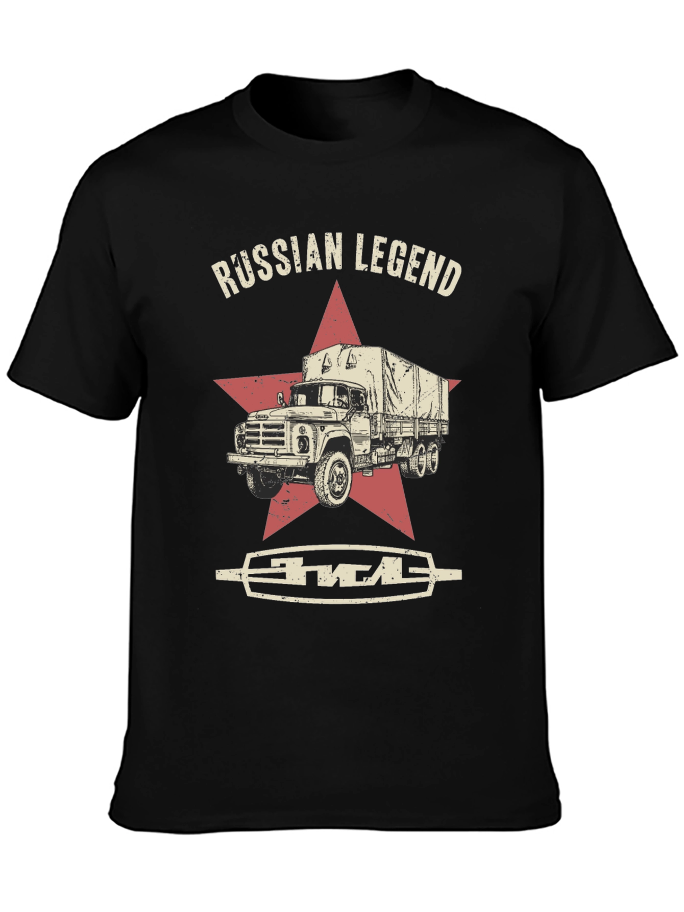 Russian Legend Truck Graphic T-Shirt