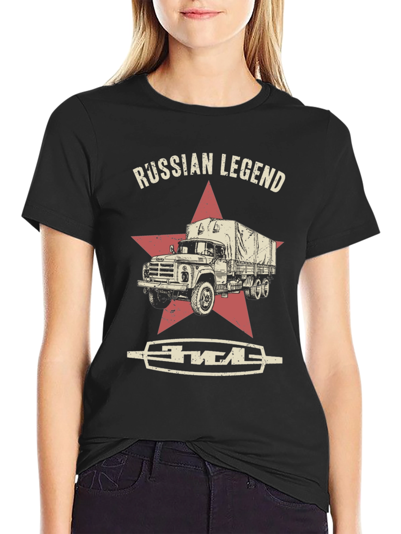 Russian Legend Truck Graphic T-Shirt
