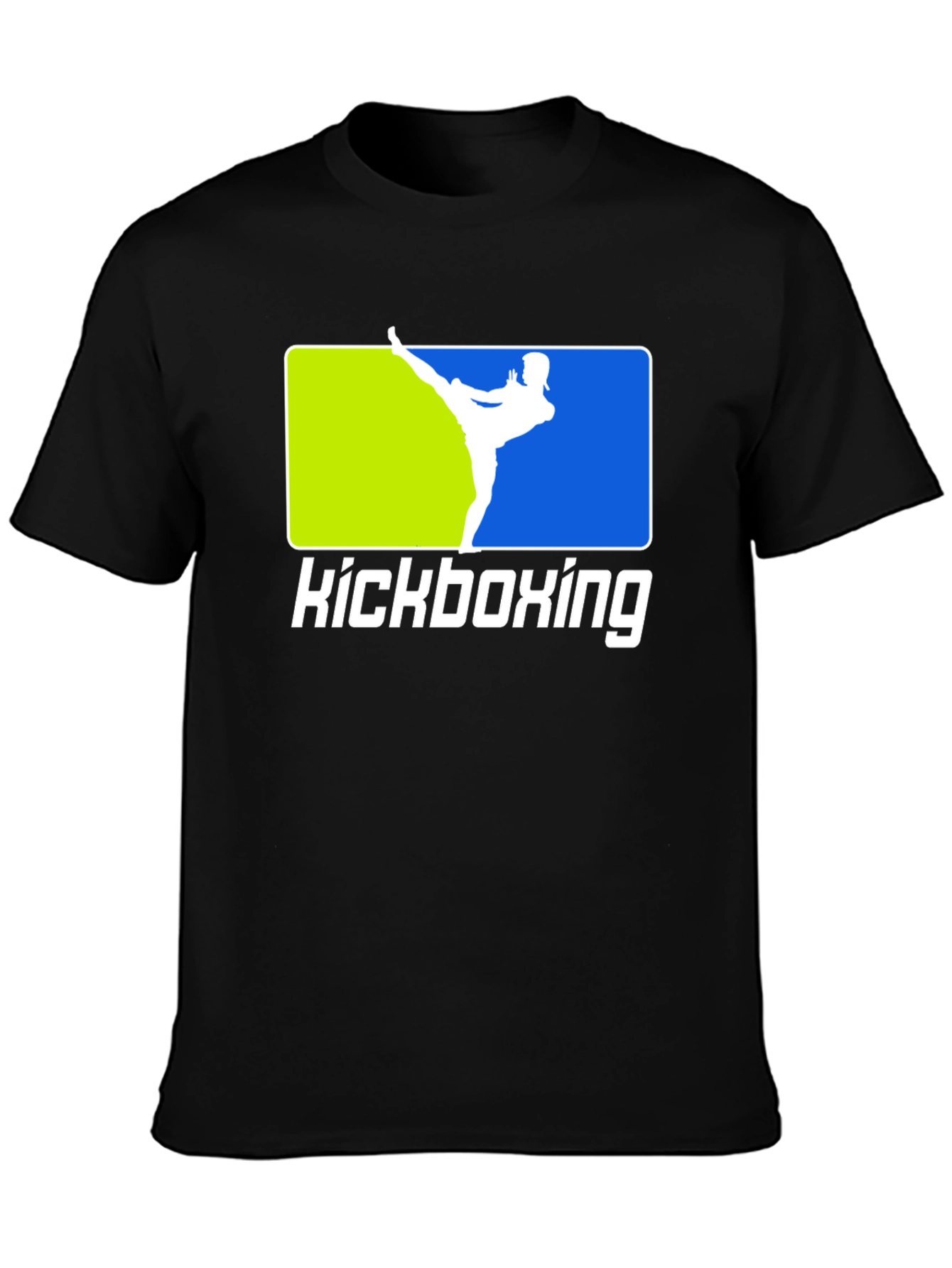 Kickboxing Black T-Shirt Martial Arts Design