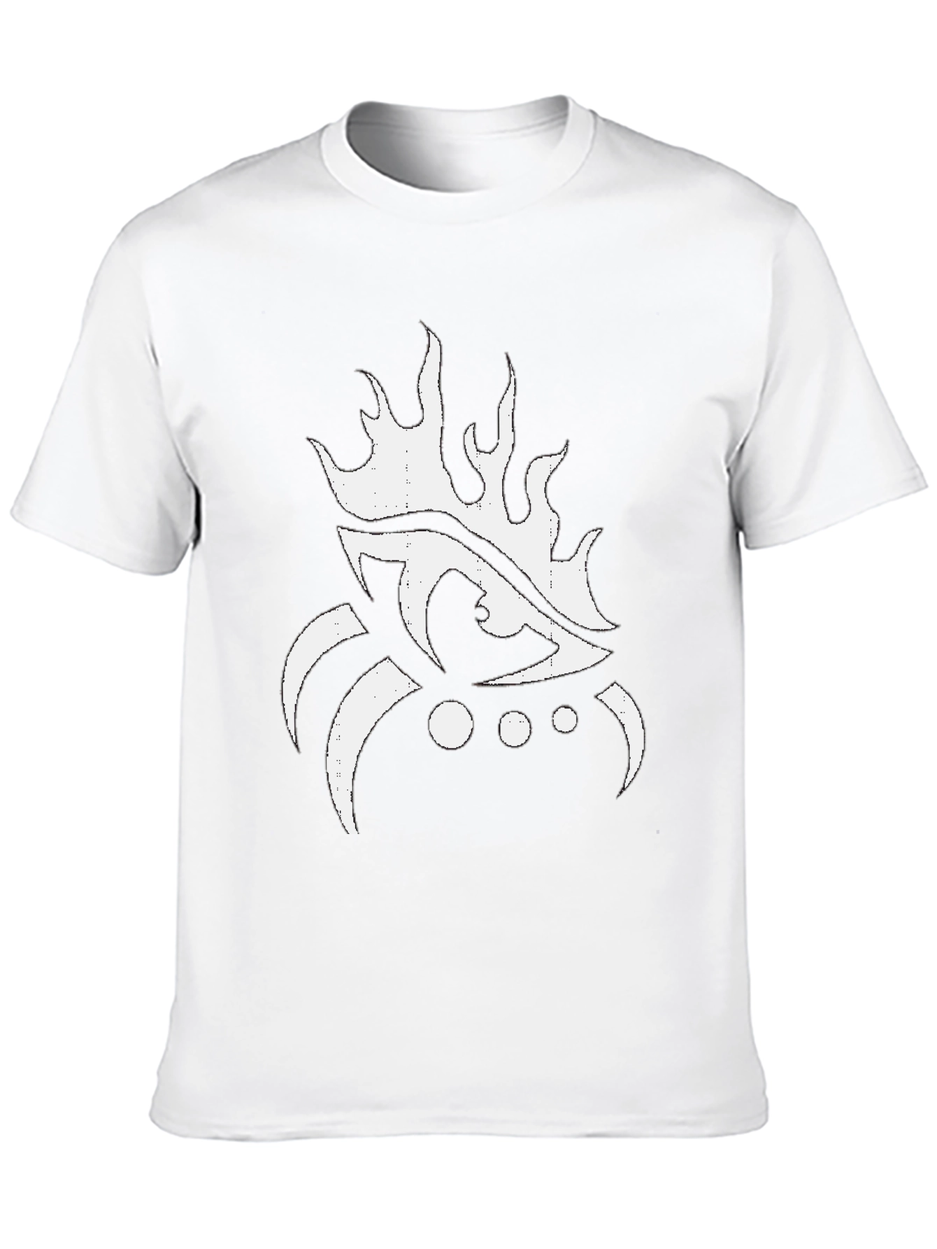 Eye Flame Graphic Black T-Shirt