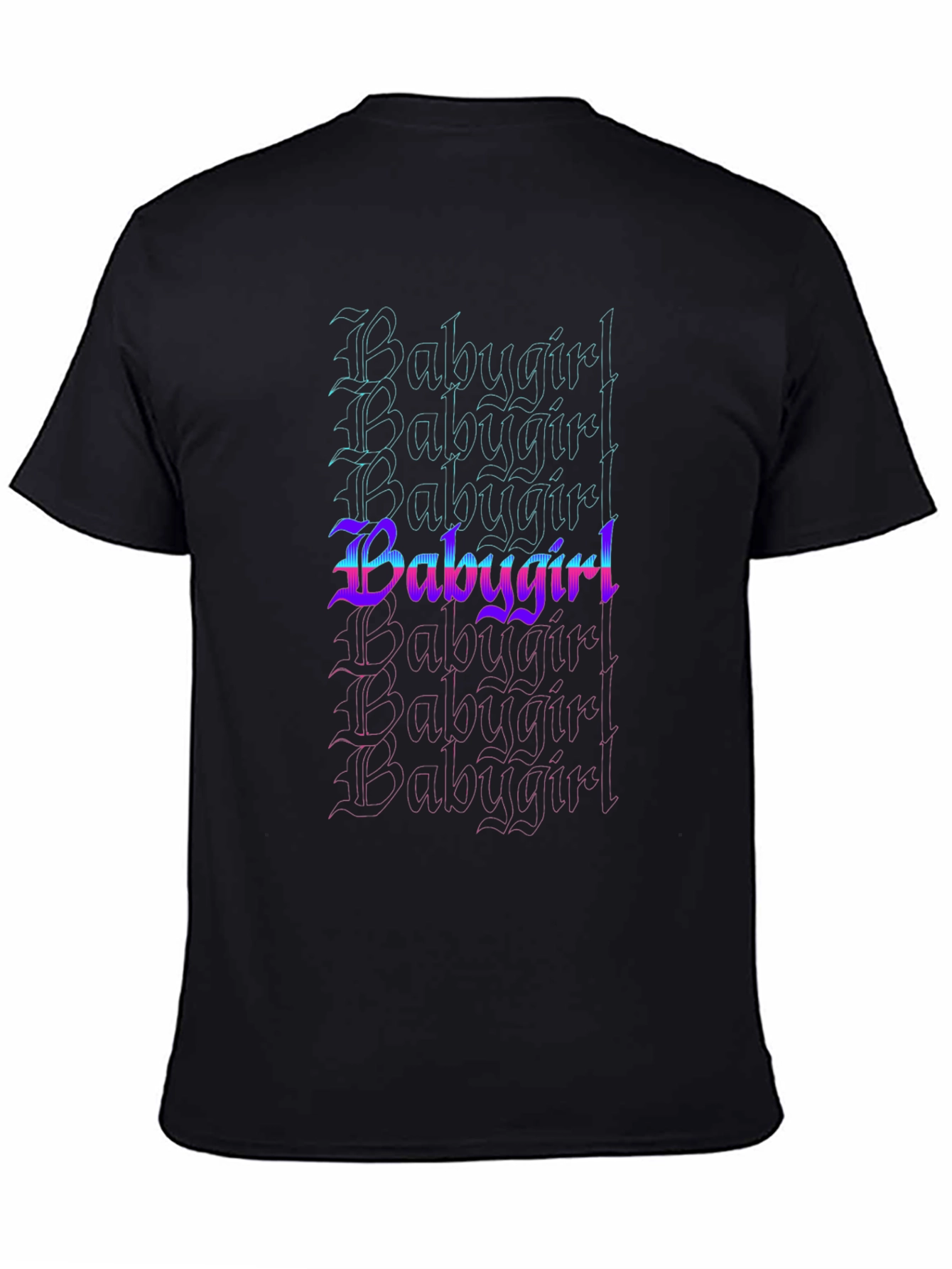 Babygirl Graphic Tee - Black Cotton T-Shirt