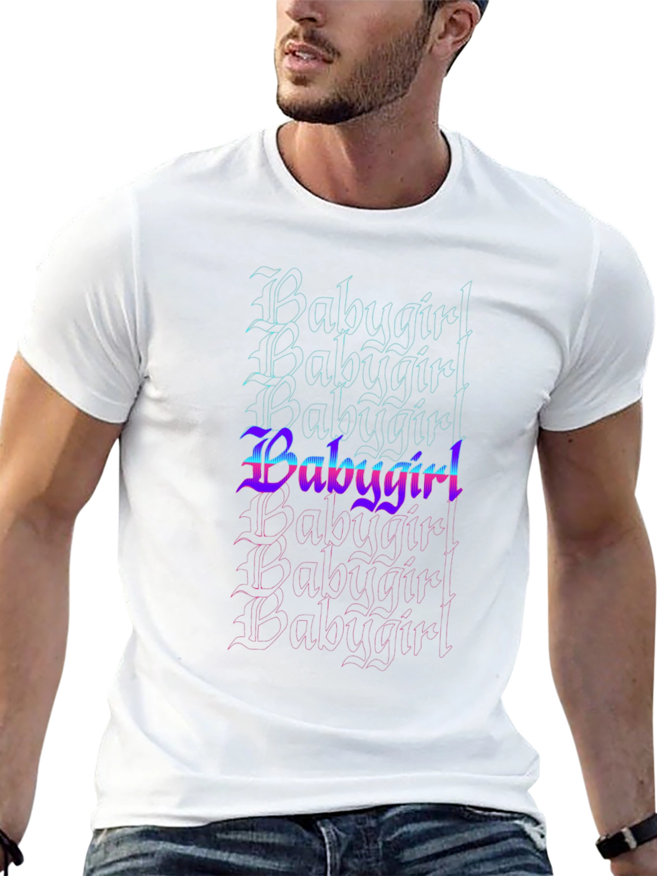 Babygirl Graphic Tee - Black Cotton T-Shirt