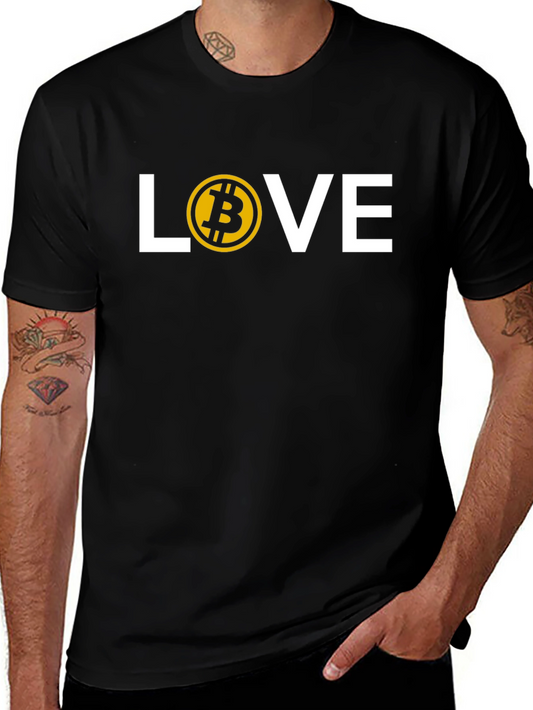 Bitcoin Love T-Shirt - Crypto Enthusiast Tee