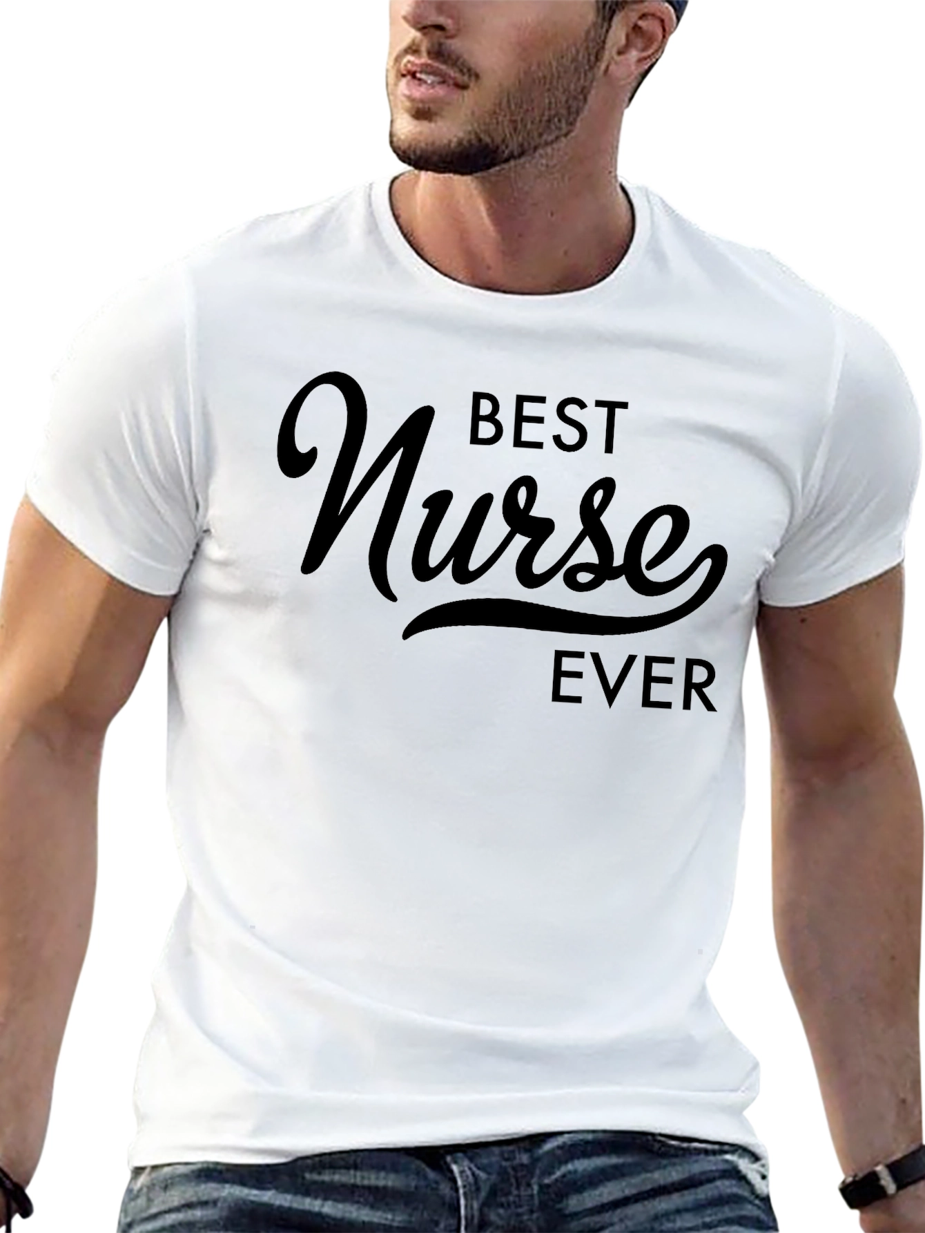 Best Nurse Ever T-Shirt - Black