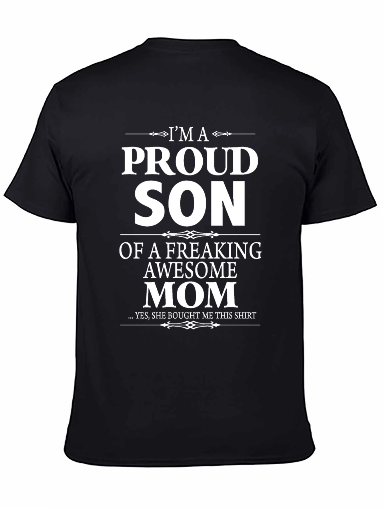 Proud Son Awesome Mom Graphic T-Shirt