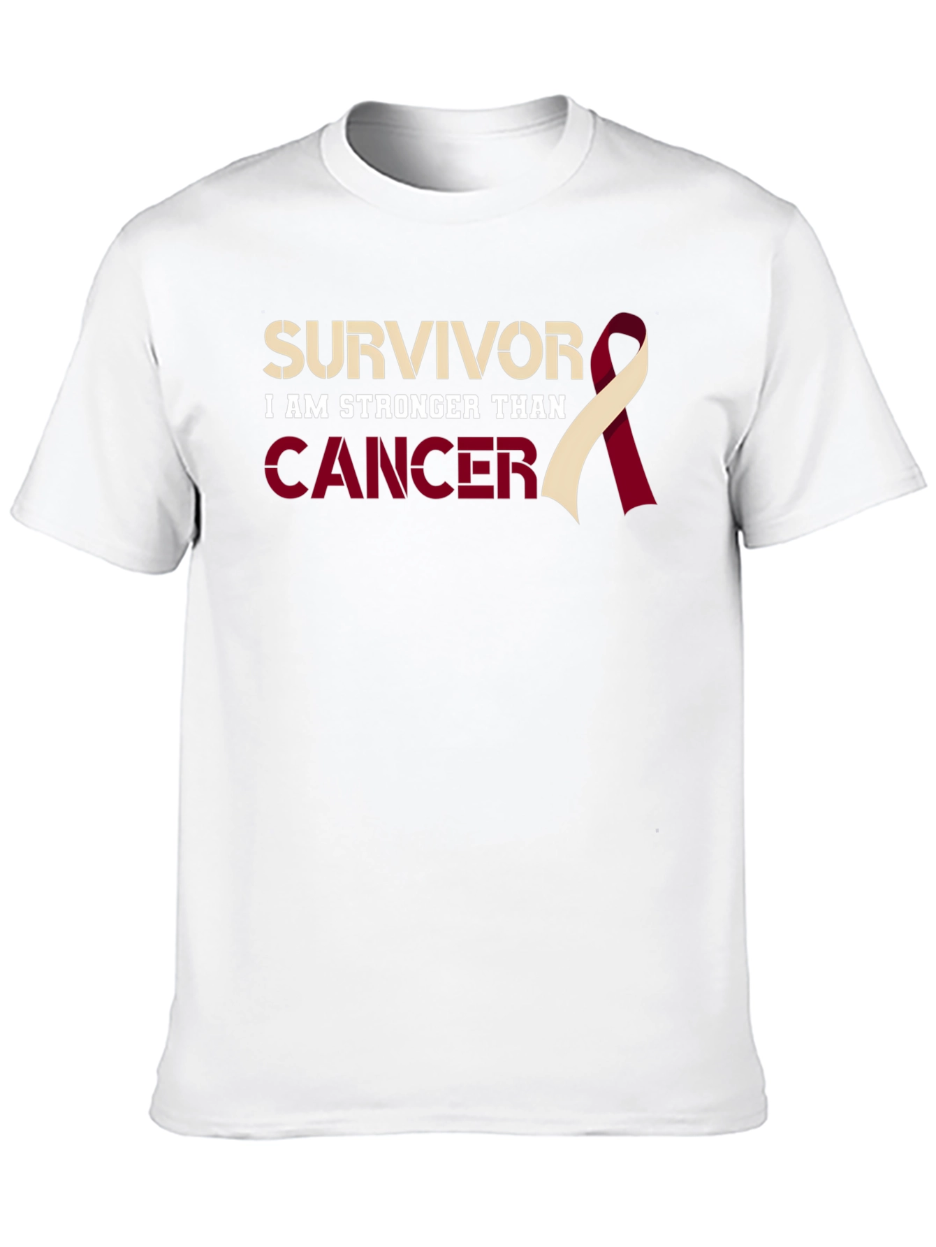Survivor Stronger Than Cancer Awareness T-Shirt