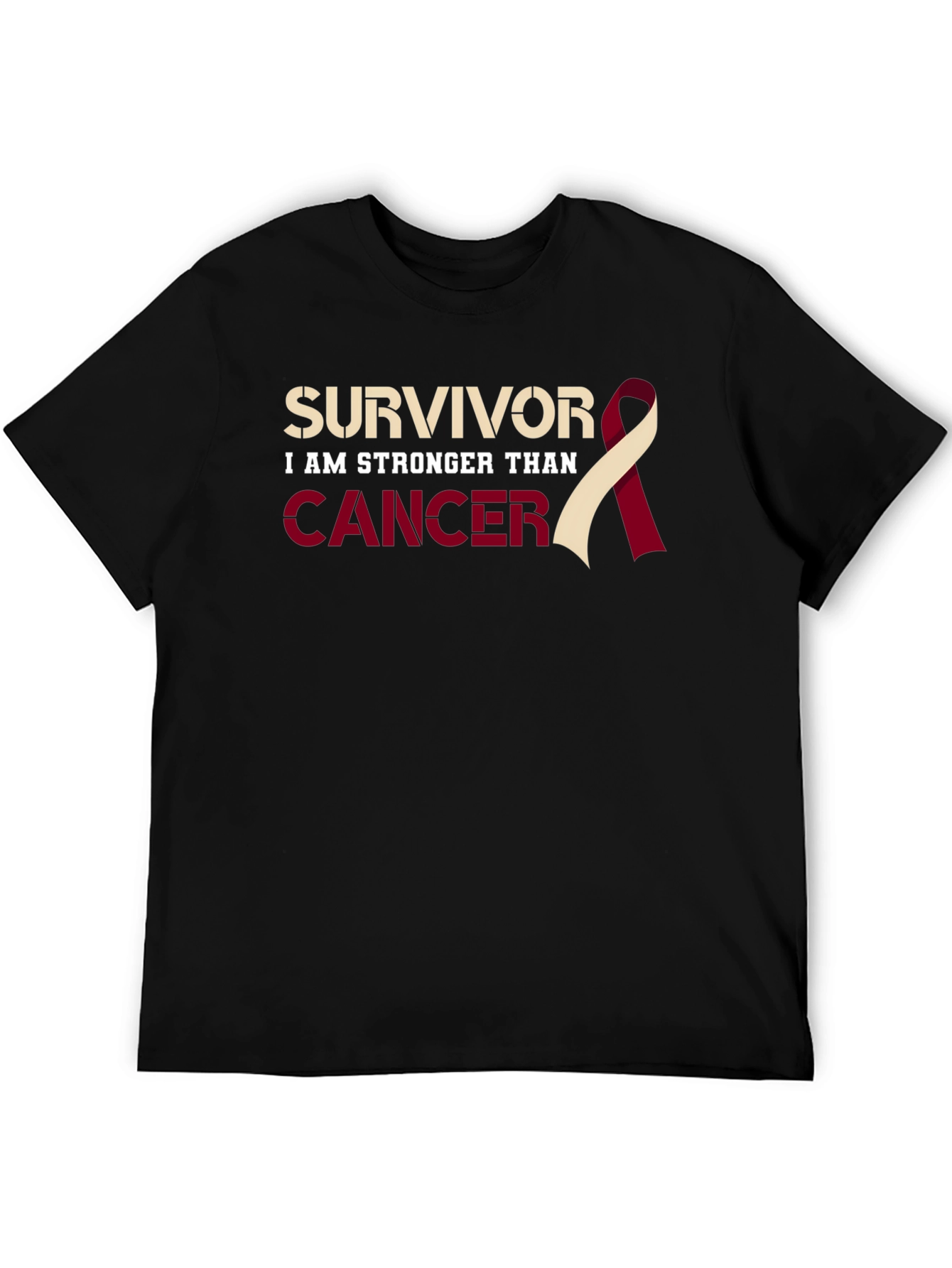 Survivor Stronger Than Cancer Awareness T-Shirt
