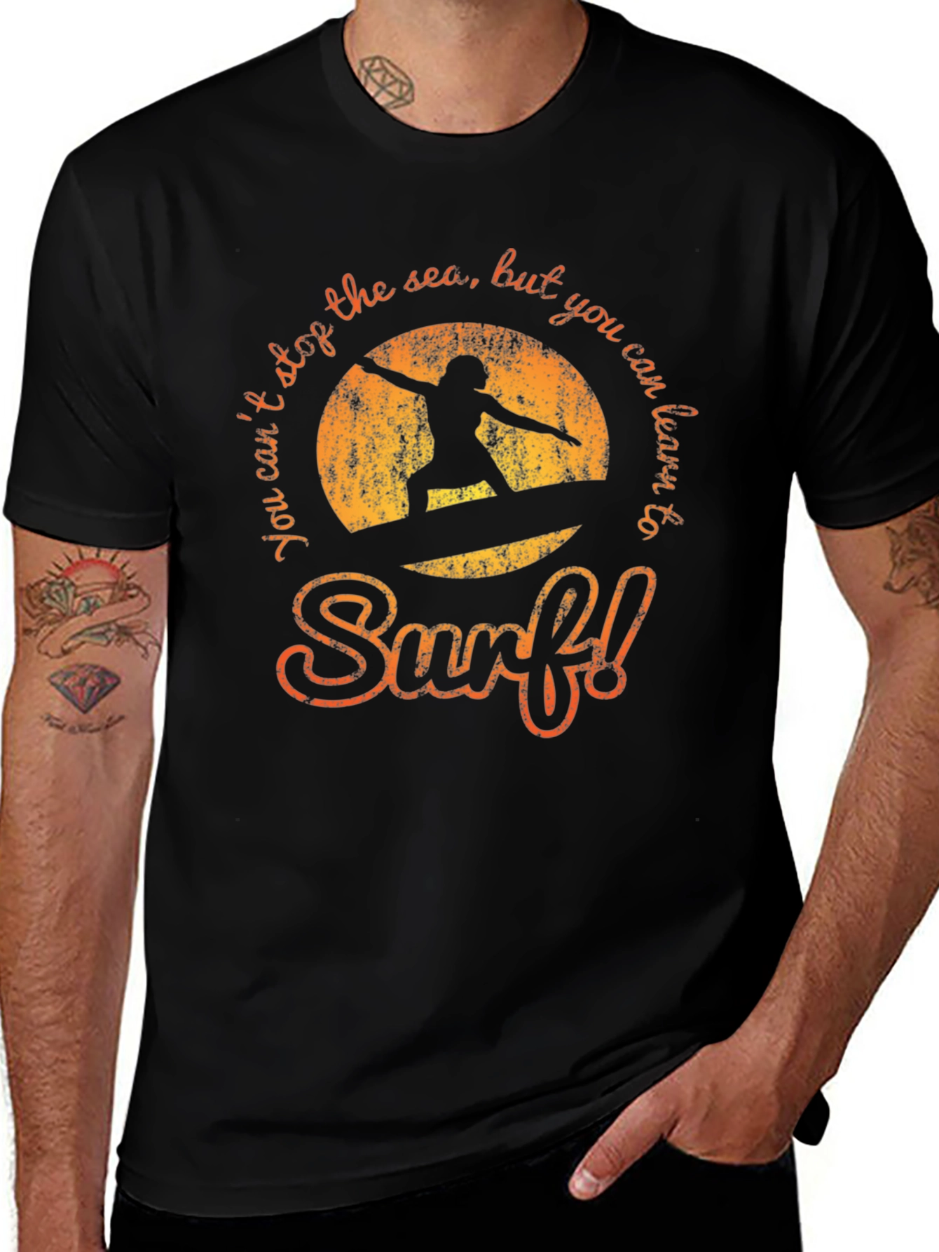 Surfing T-Shirt - Learn to Surf Tee