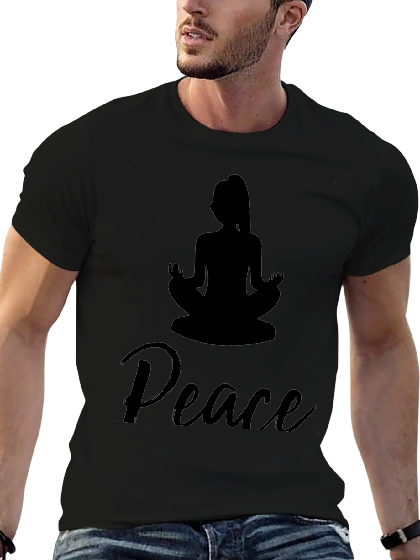 Peace Yoga T-Shirt - Meditate in Style