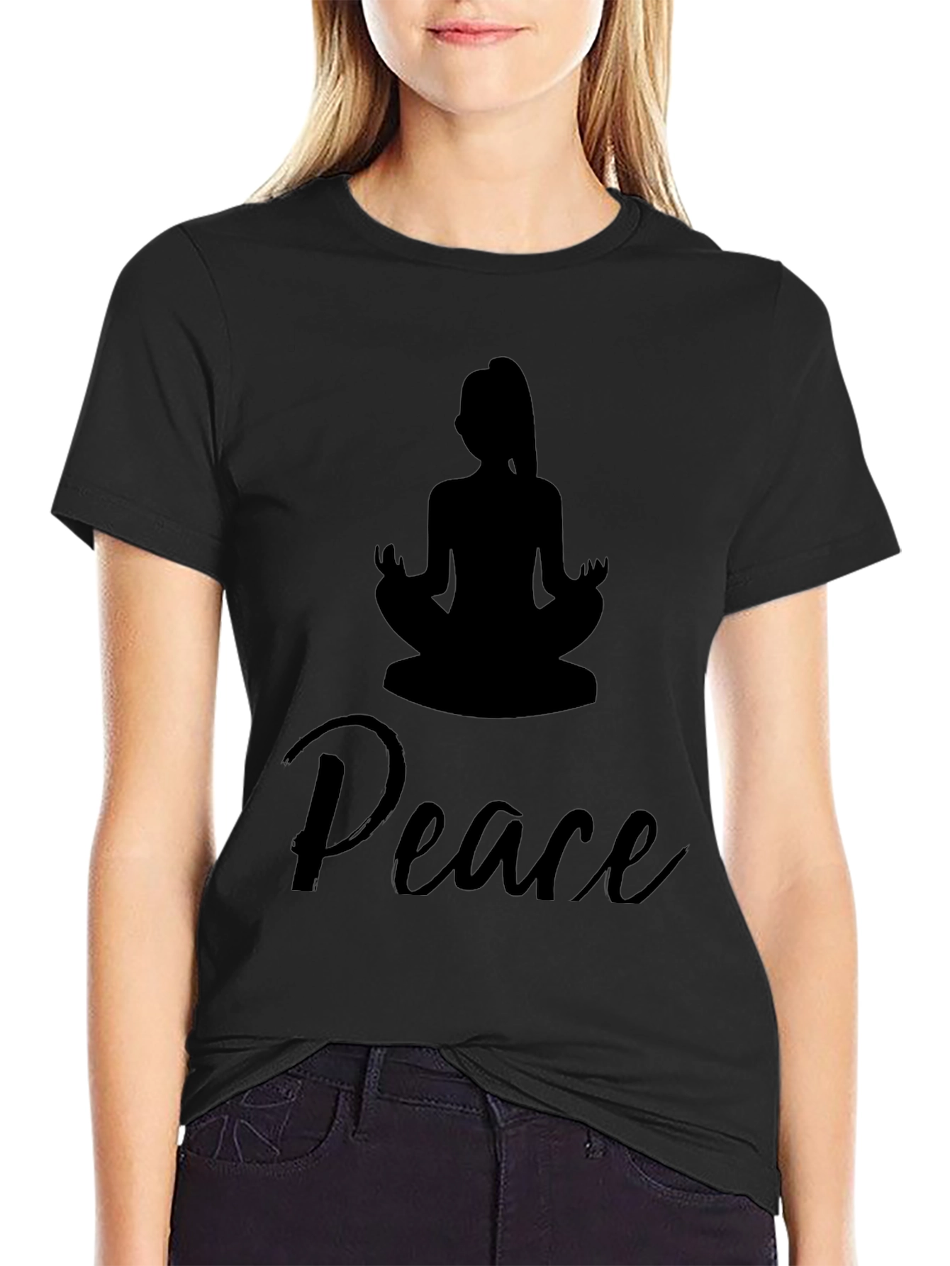 Peace Yoga T-Shirt - Meditate in Style