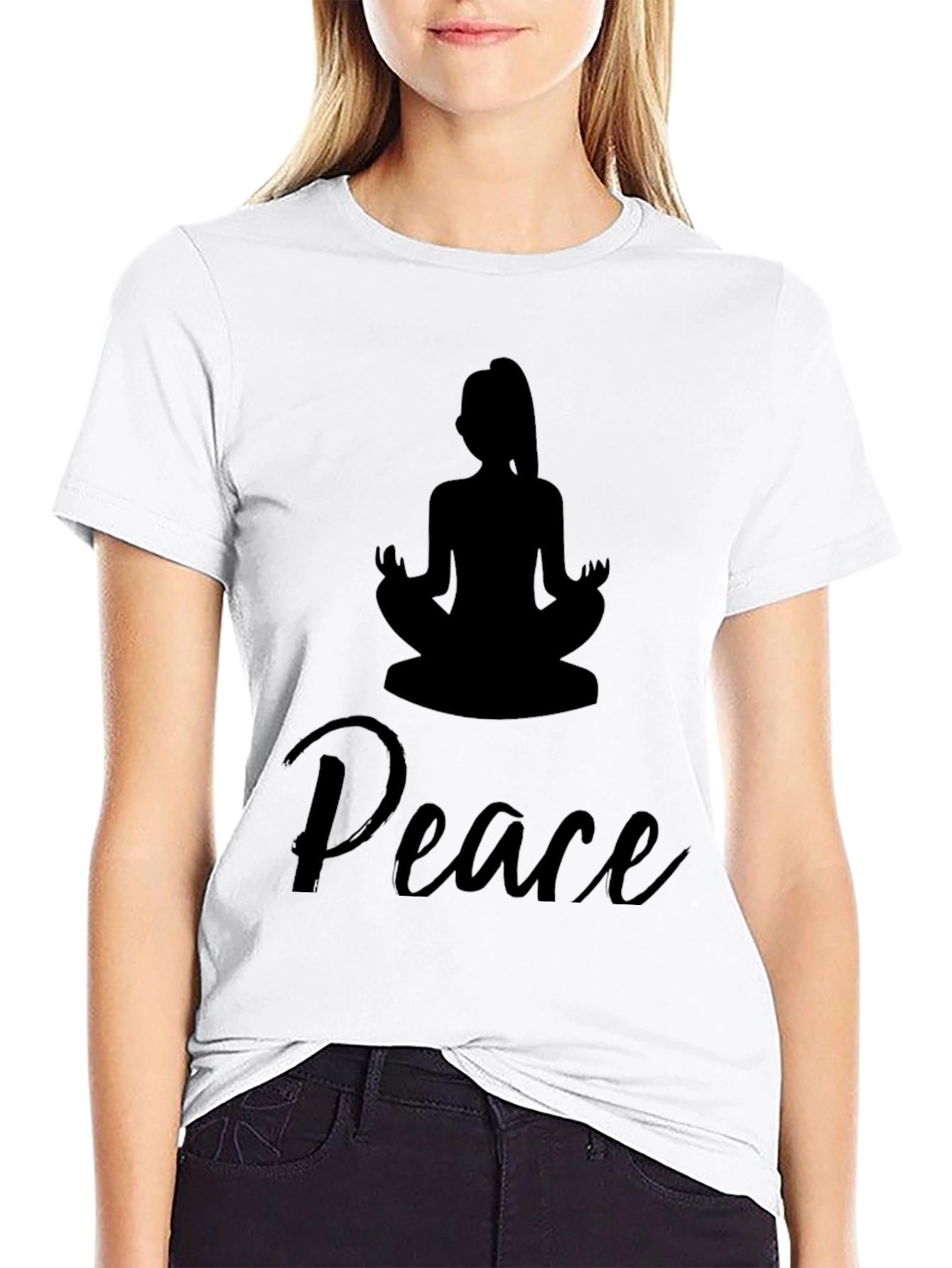 Peace Yoga T-Shirt - Meditate in Style
