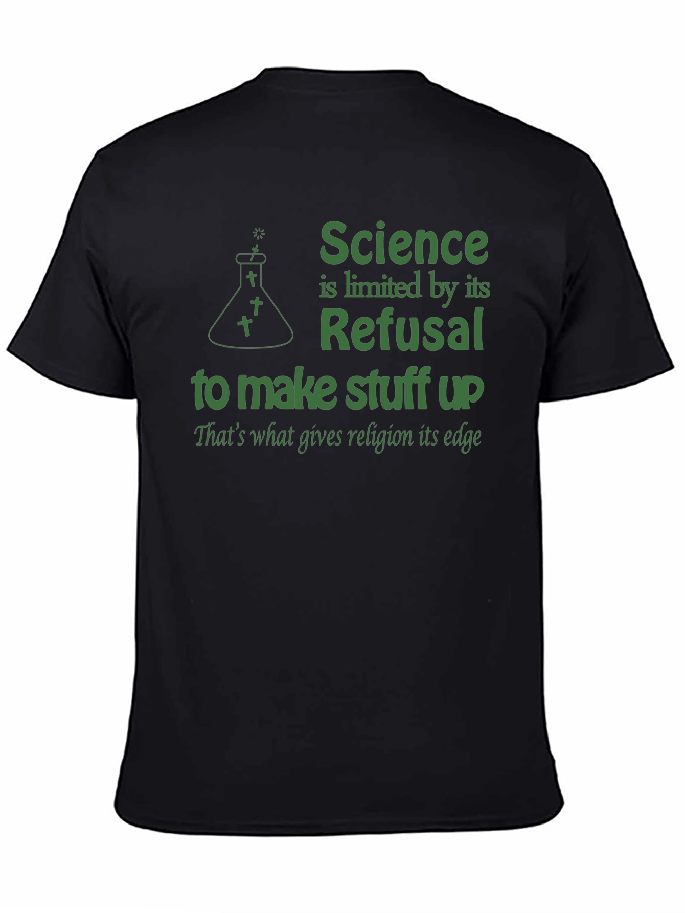 Science vs. Religion Graphic T-Shirt