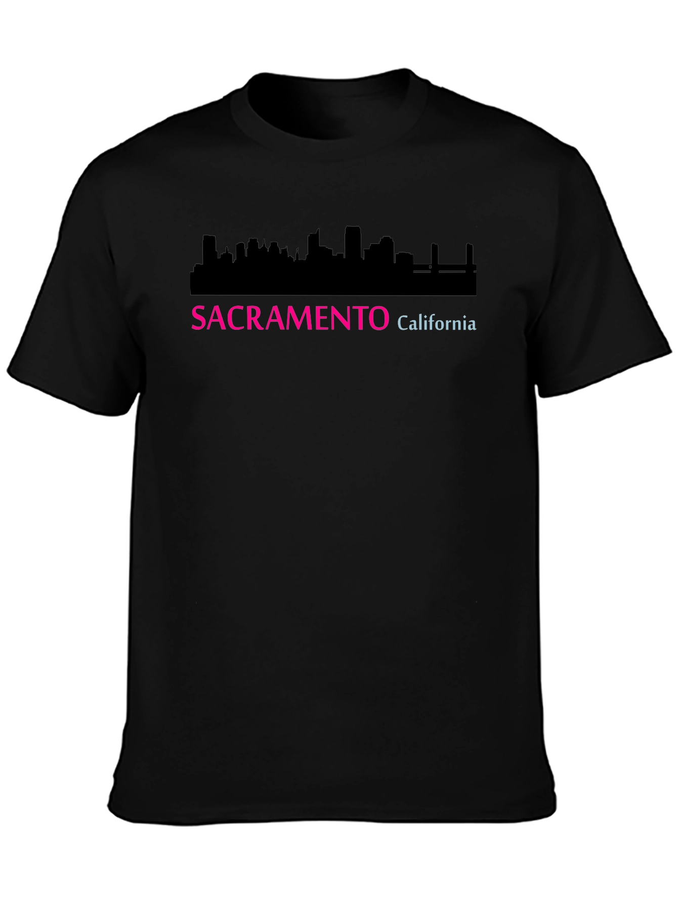 Sacramento California Skyline Graphic T-Shirt