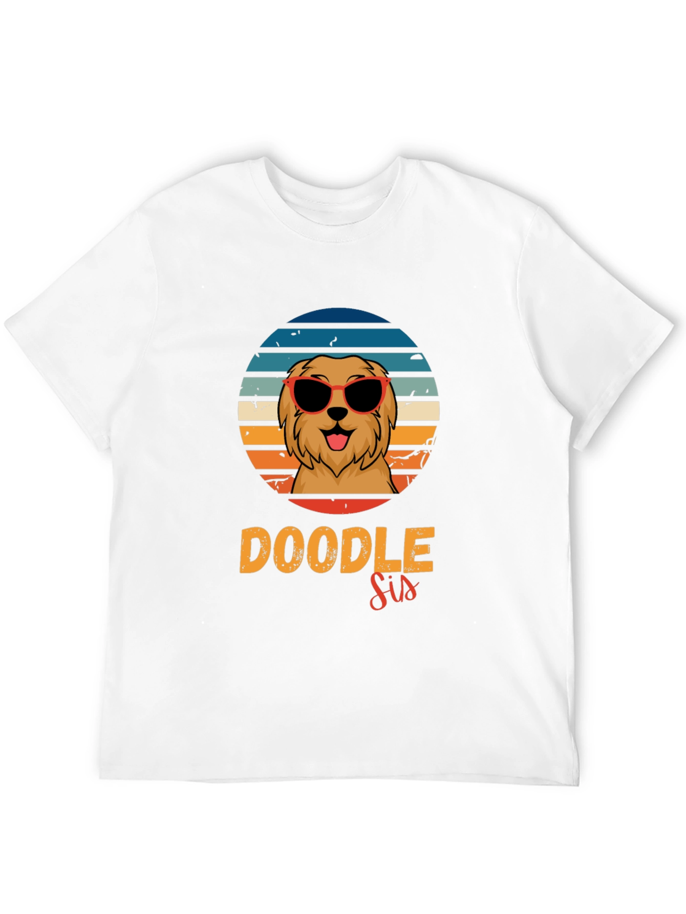 Doodle Sis Dog Lover T-Shirt Retro