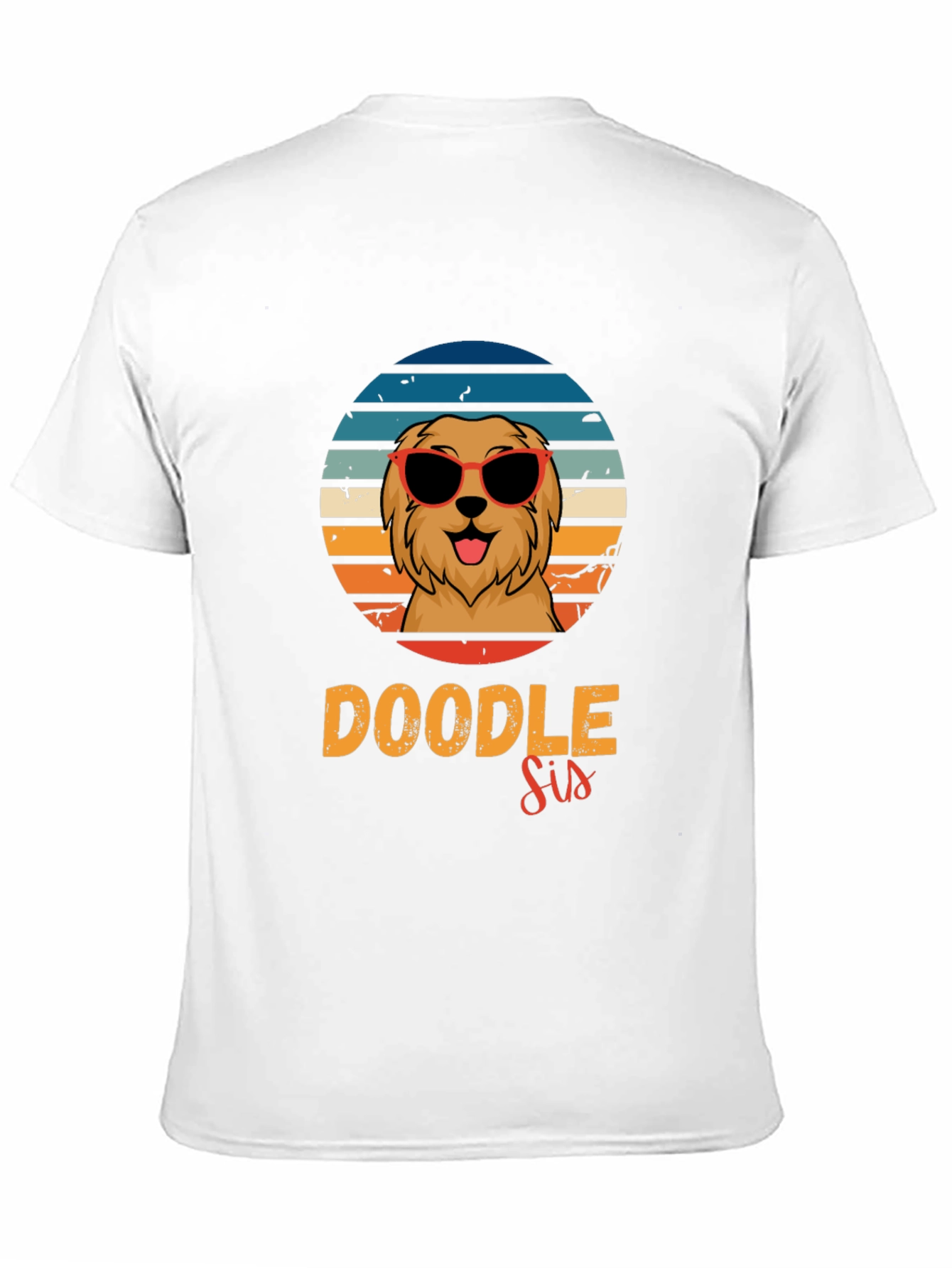 Doodle Sis Dog Lover T-Shirt Retro