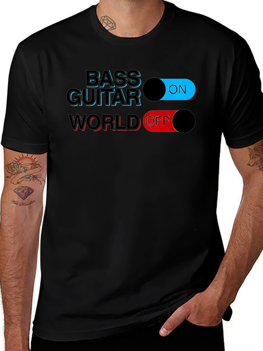 Bass Guitar Mode T-Shirt - Music Lover Tee