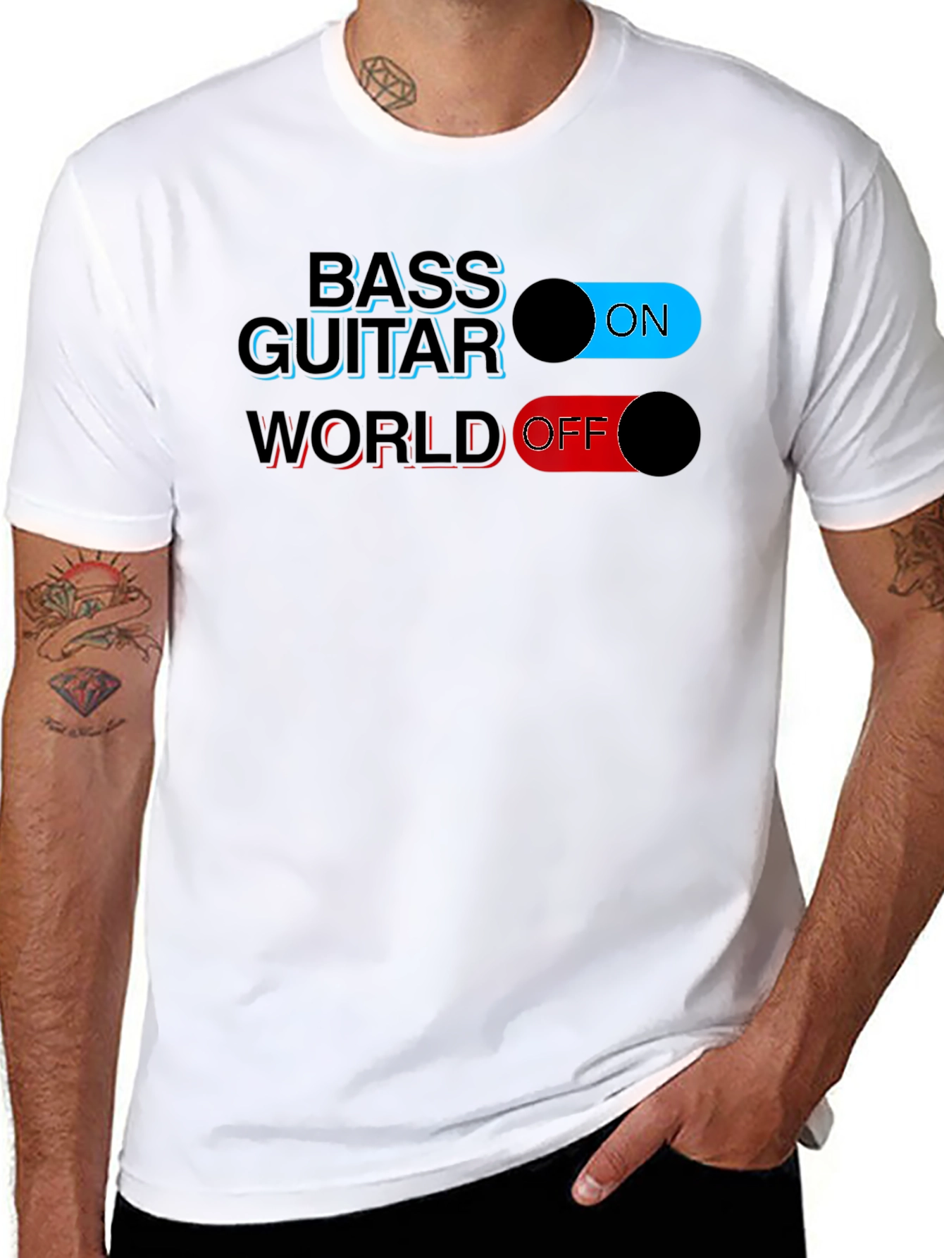 Bass Guitar Mode T-Shirt - Music Lover Tee